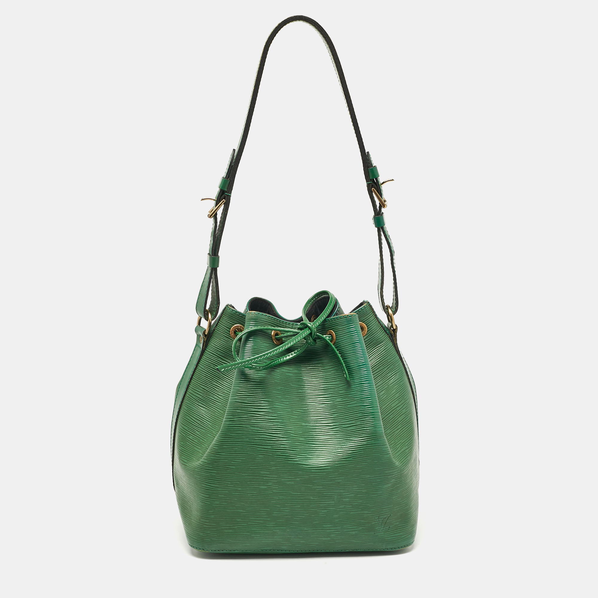 

Louis Vuitton Green Epi Leather Petit Noe Bag