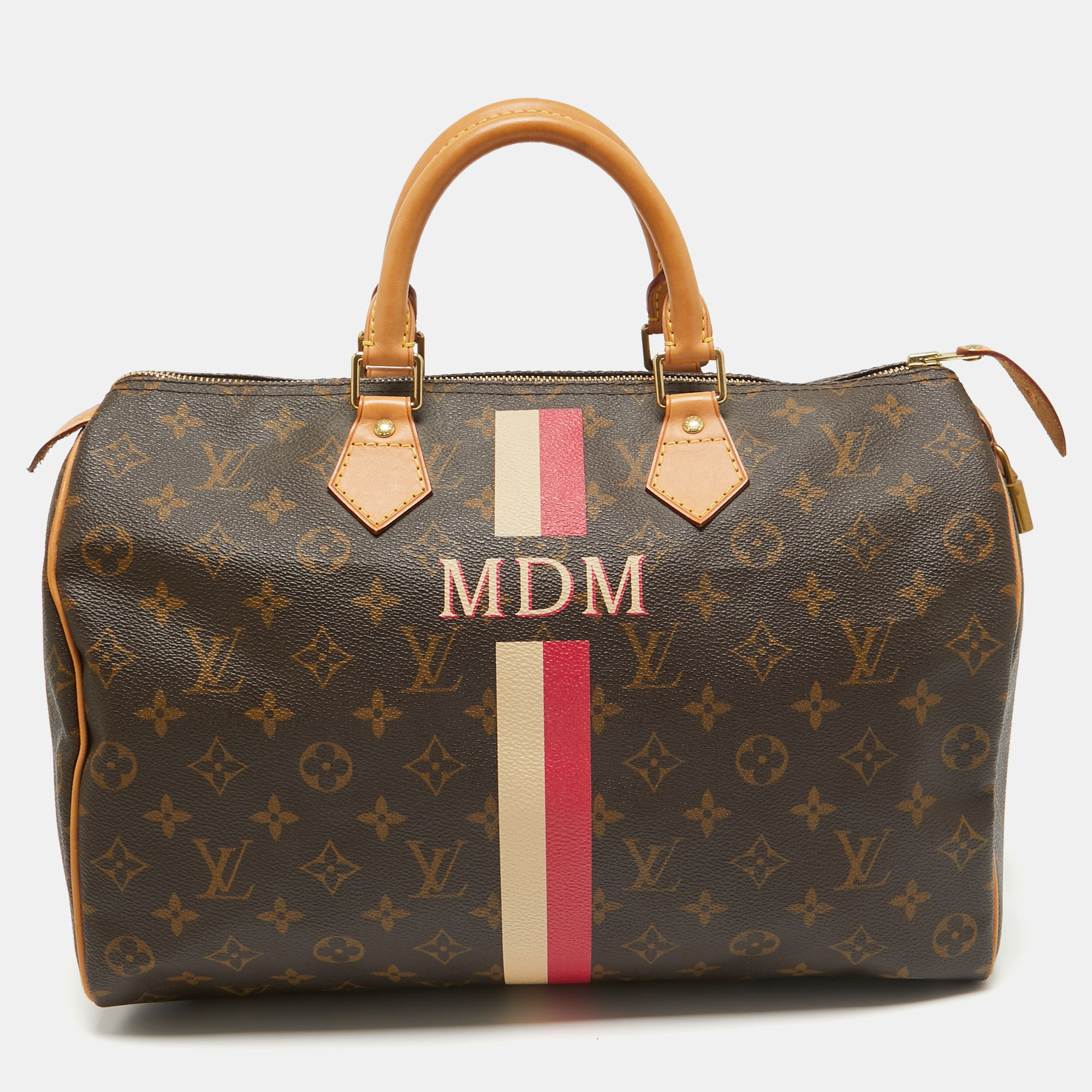 

Louis Vuitton Monogram Canvas My LV Heritage Speedy 35 Bag, Brown