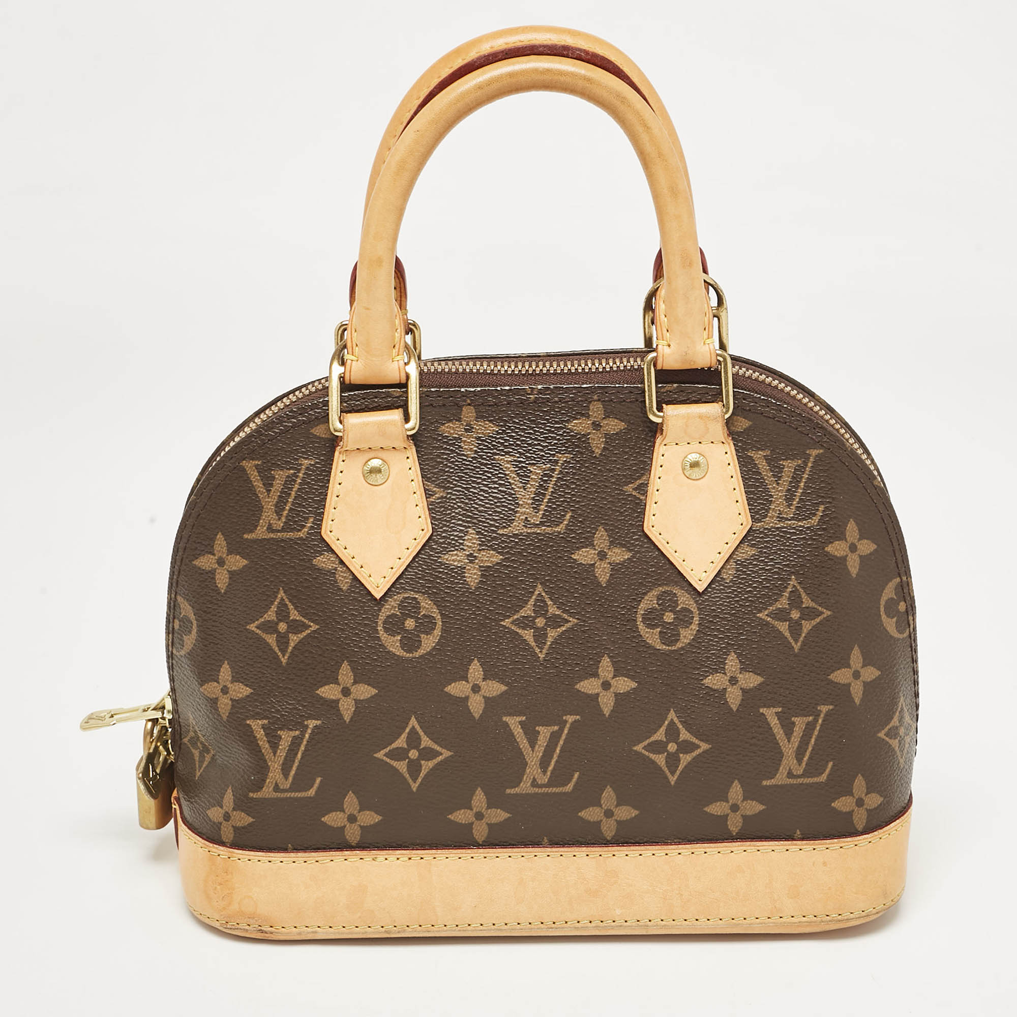 

Louis Vuitton Monogram Canvas Alma BB Bag, Brown