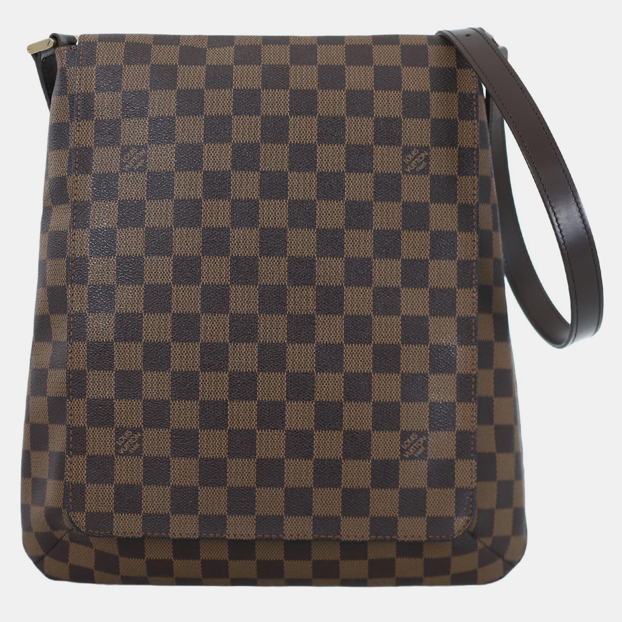 

Louis Vuitton Vintage Damier Ebene Musette Shoulder Bag, Brown