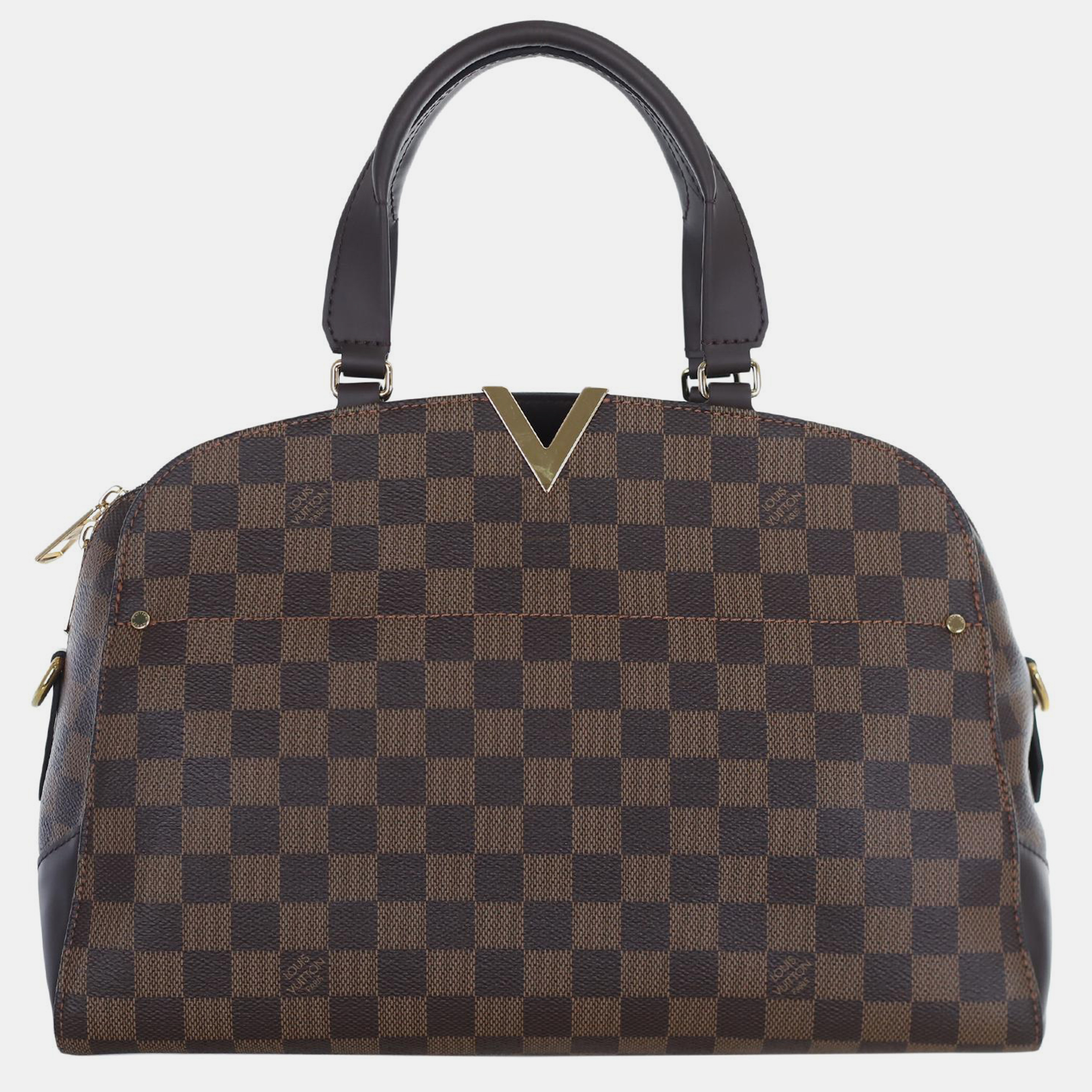 

Louis Vuitton Damier Ebene Bowling Kensington Bag, Brown