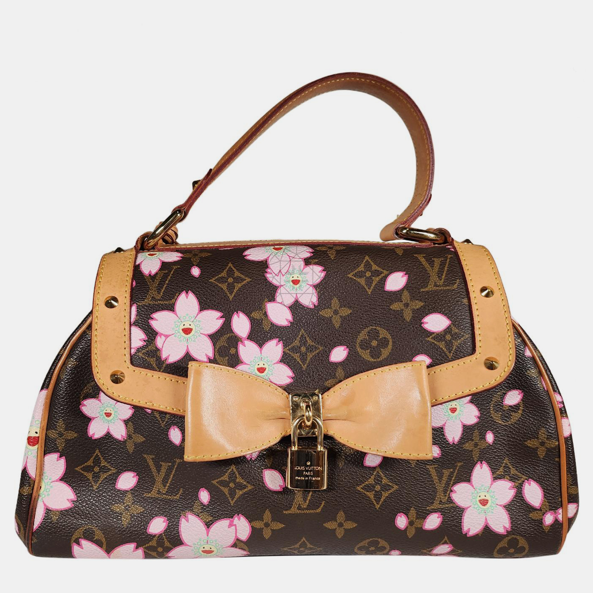 

Louis Vuitton x Takashi Murakami Vintage Cherry Blossom Monogram Retro Bag, Brown