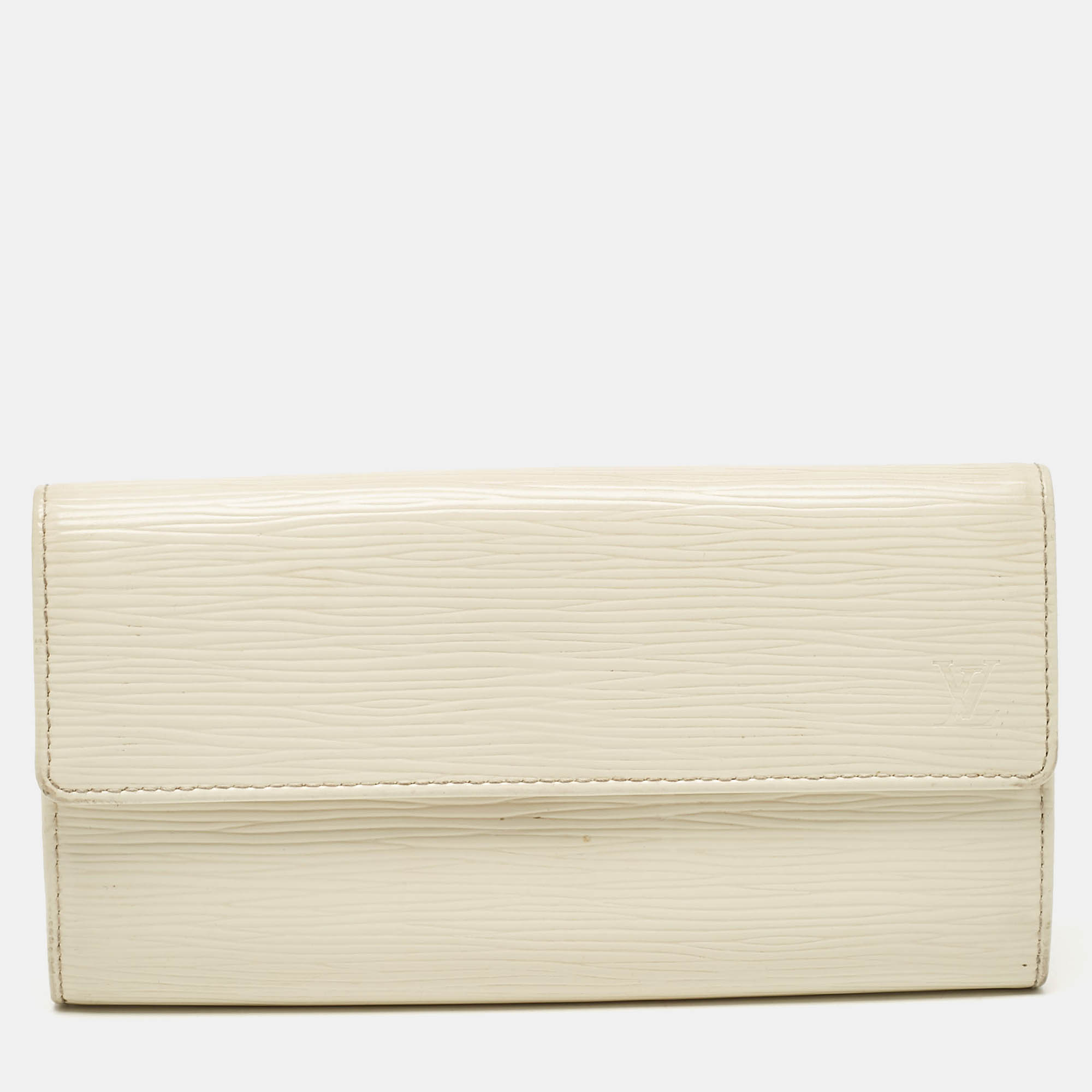 

Louis Vuitton Ivorie Epi Leather Sarah Wallet, White