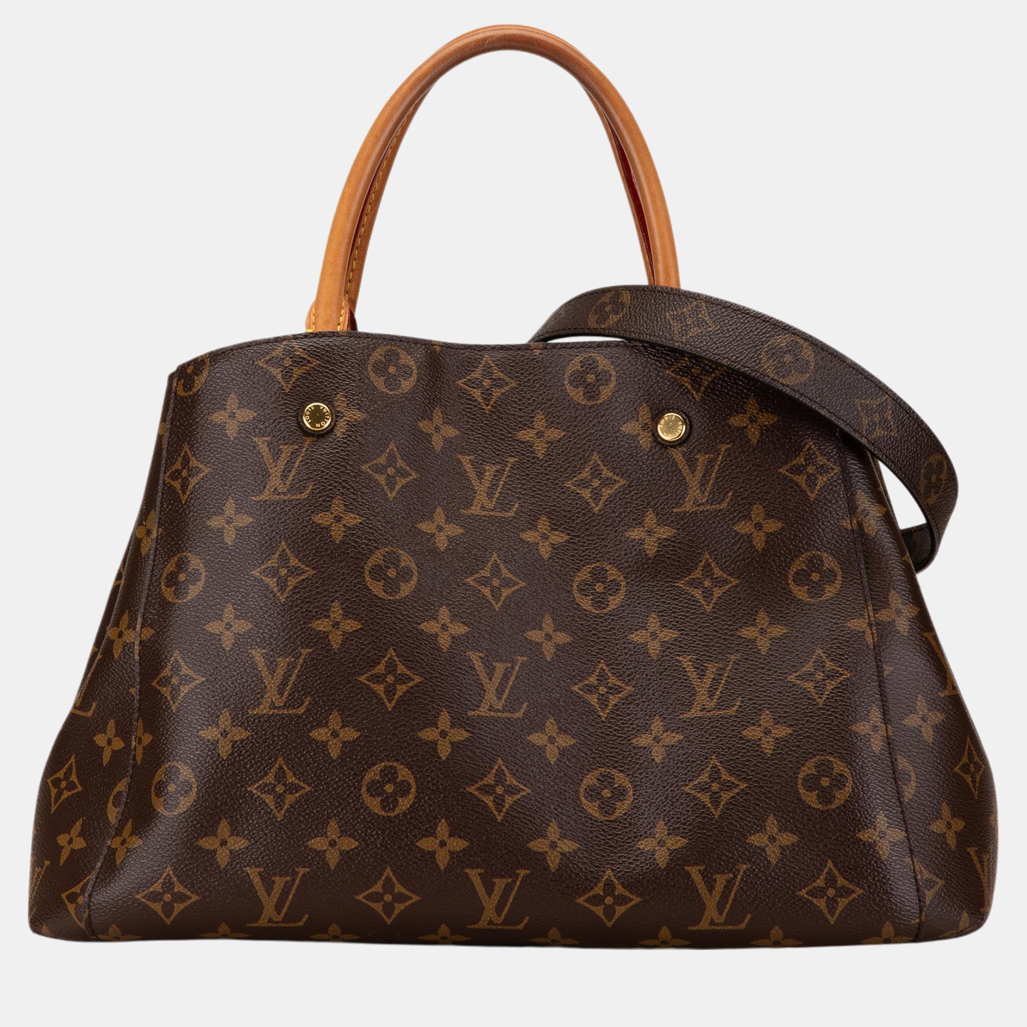 

Louis Vuitton Brown Monogram Montaigne MM