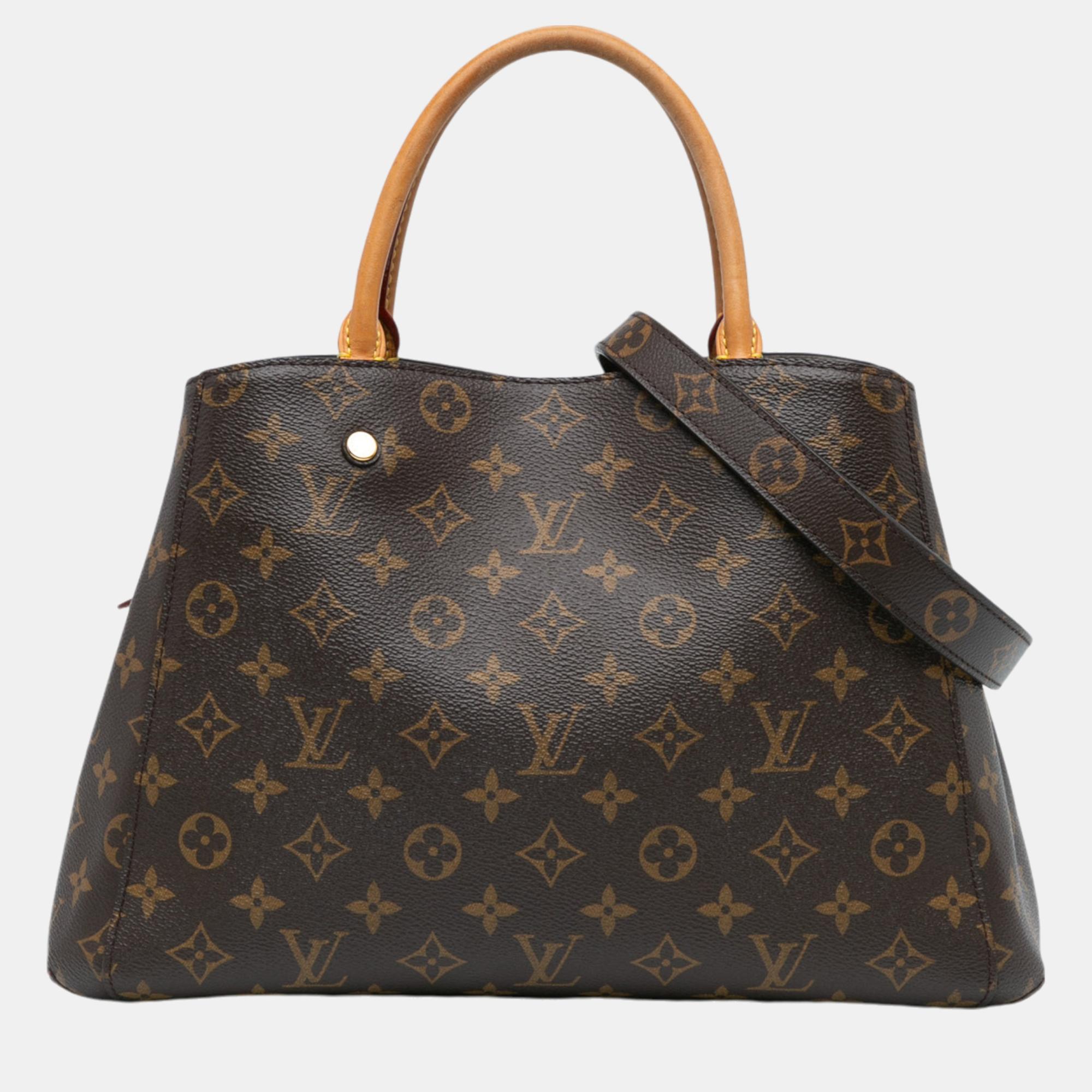 

Louis Vuitton Brown Monogram Montaigne MM