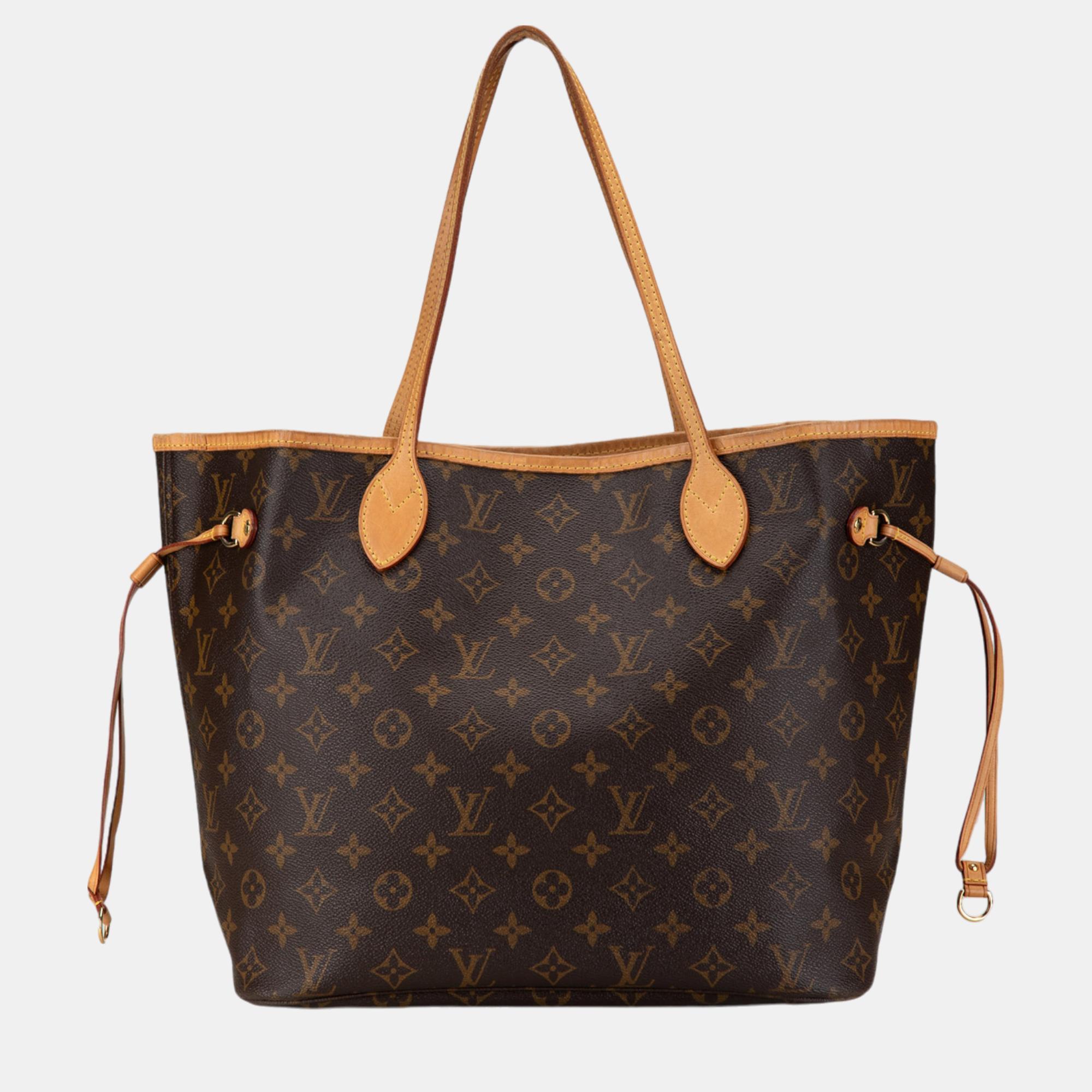 

Louis Vuitton Brown Monogram Neverfull MM