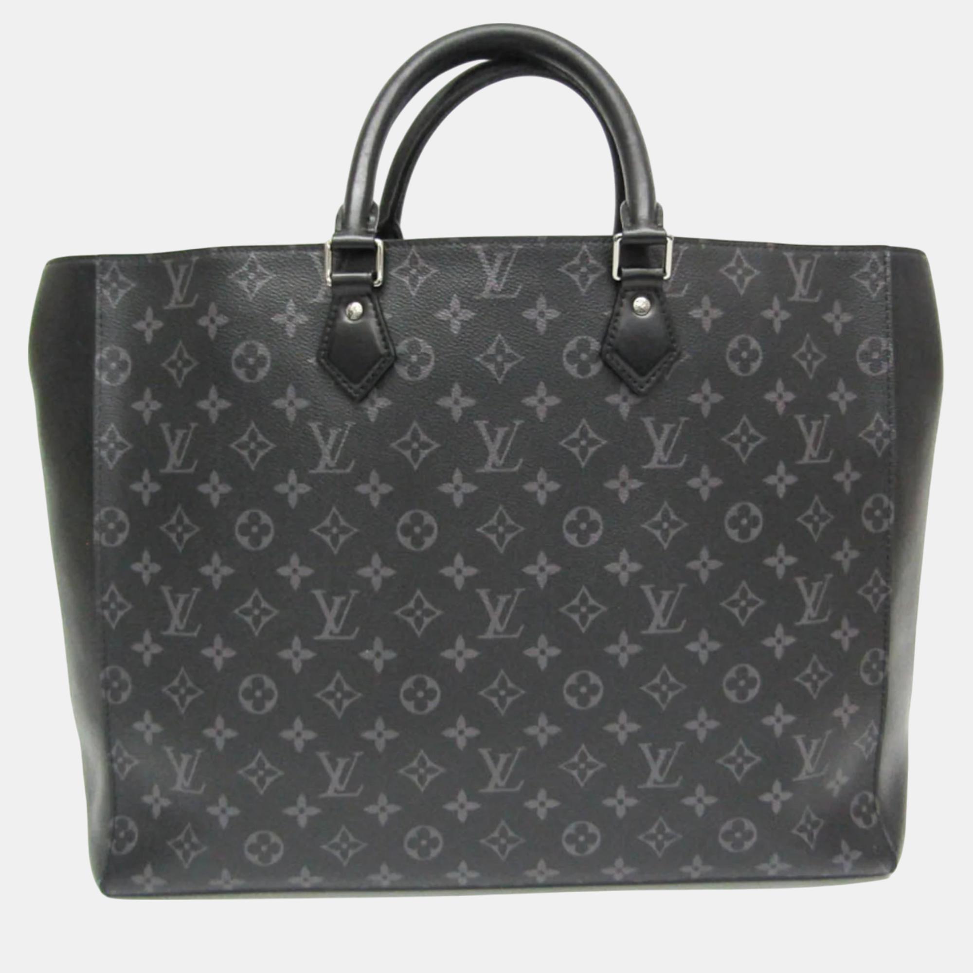 

Louis Vuitton Black Monogram Eclipse Grand Sac Handbag