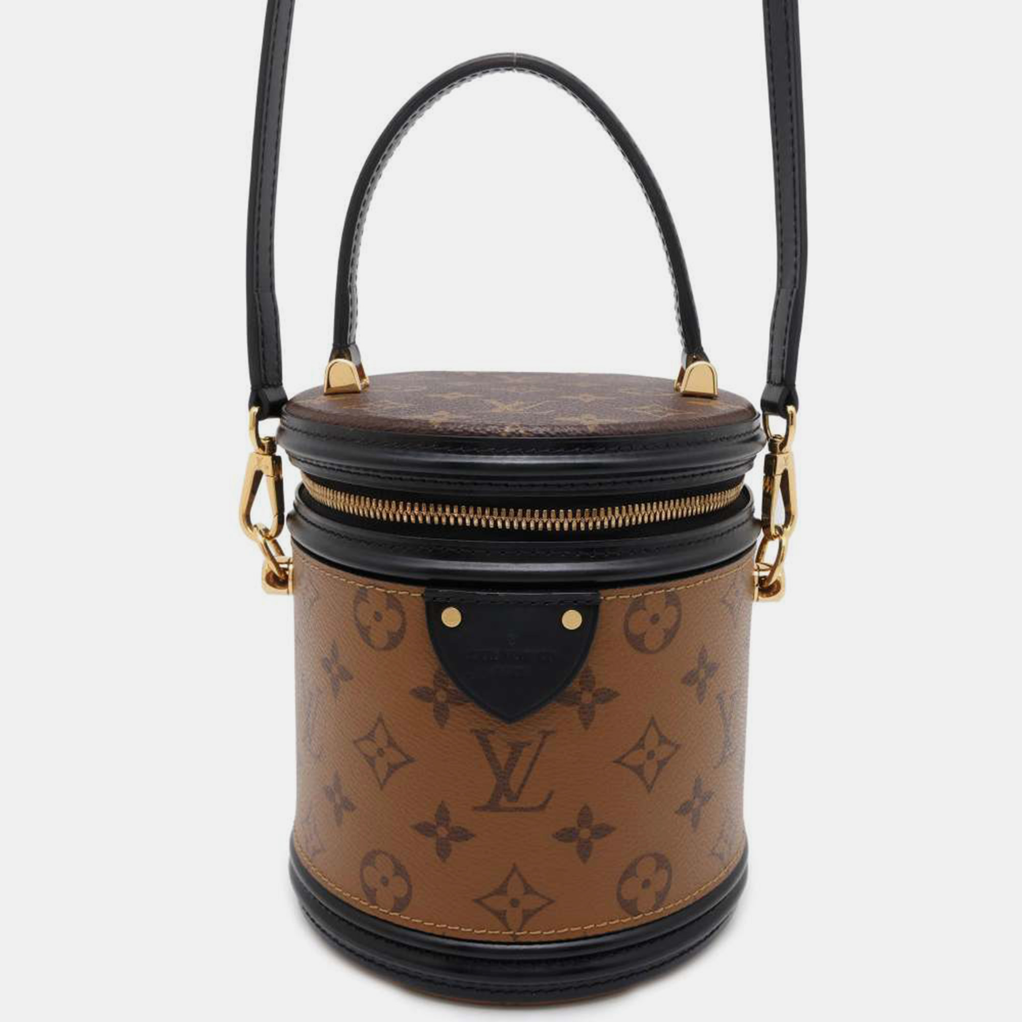 

Louis Vuitton Noir Monogram Monogram Reverse Canvas Cannes bag, Brown