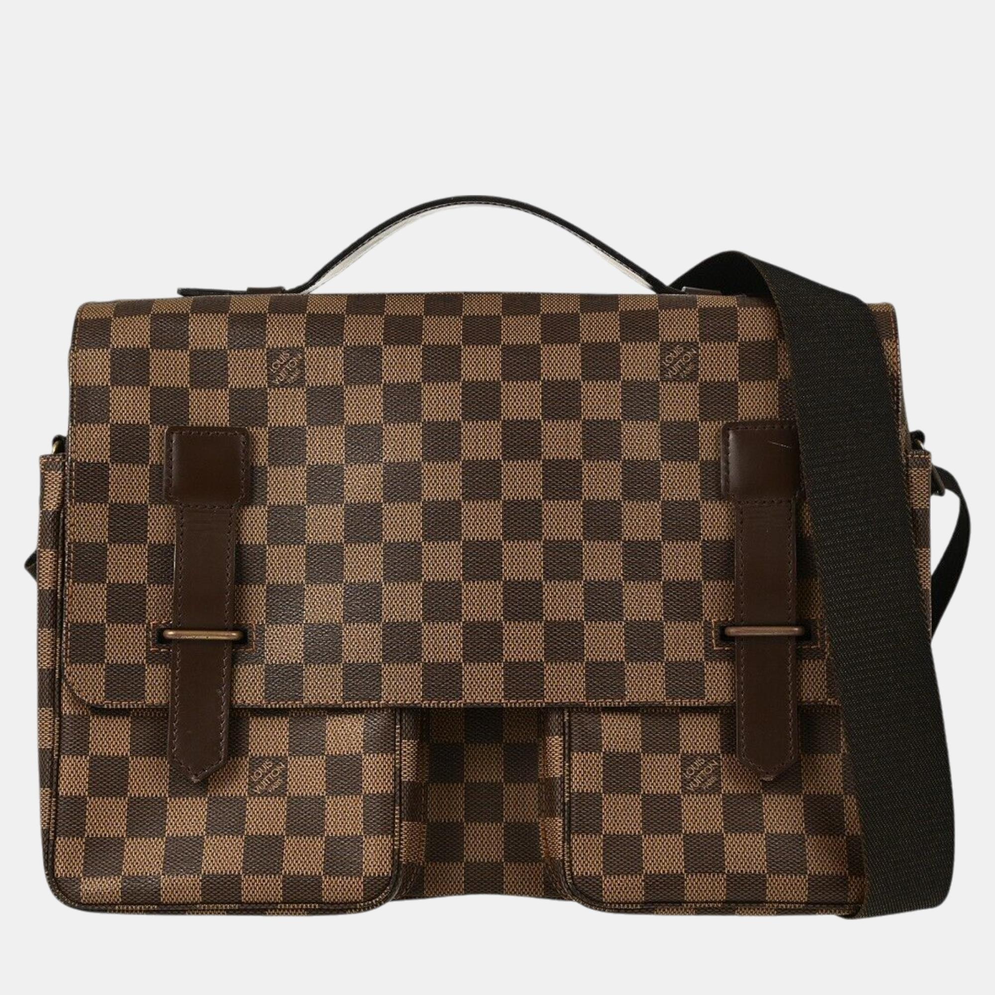 

Louis Vuitton Damier Broadway Business Handbag, Brown