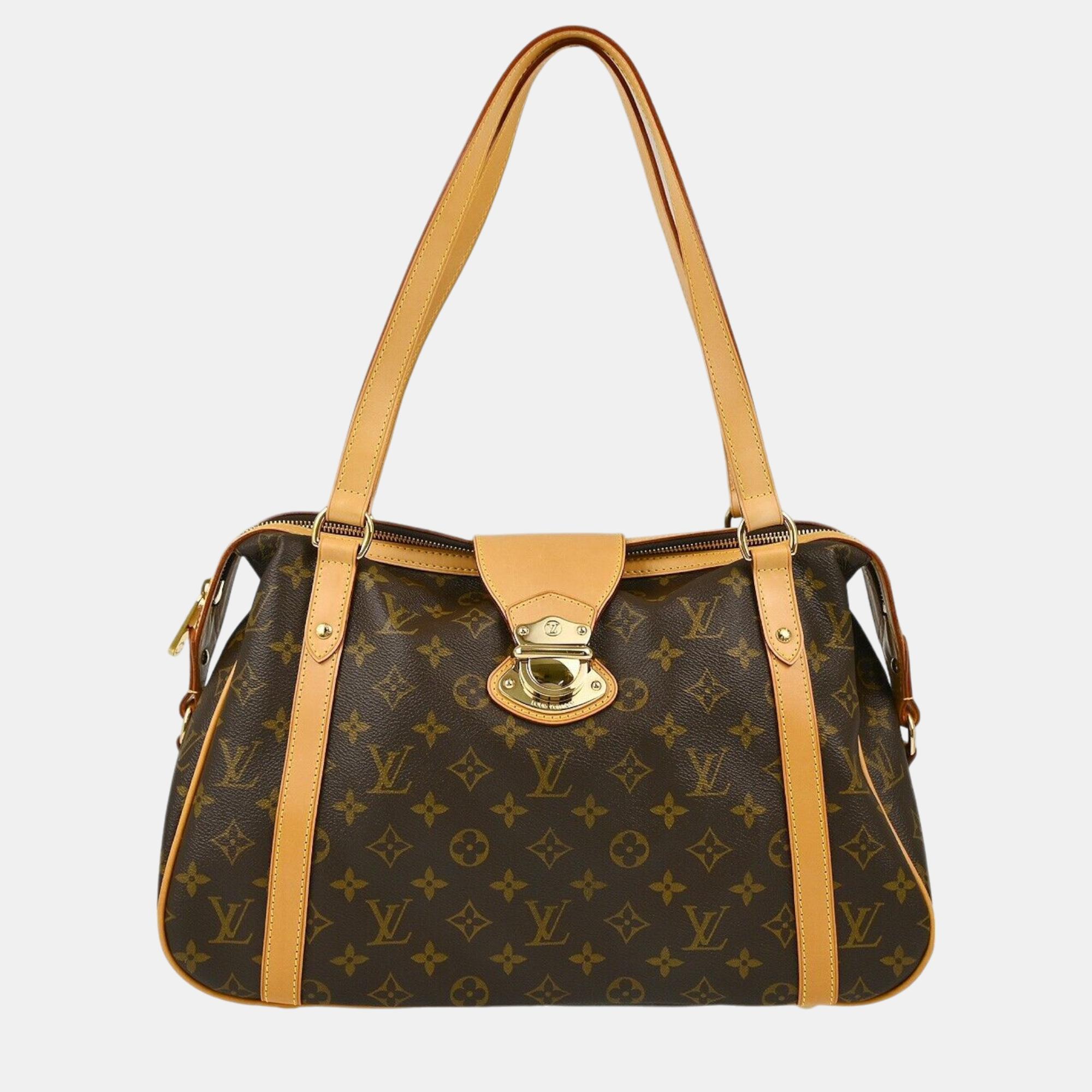 

Louis Vuitton Monogram Stresa PM Shoulder Bag, Brown