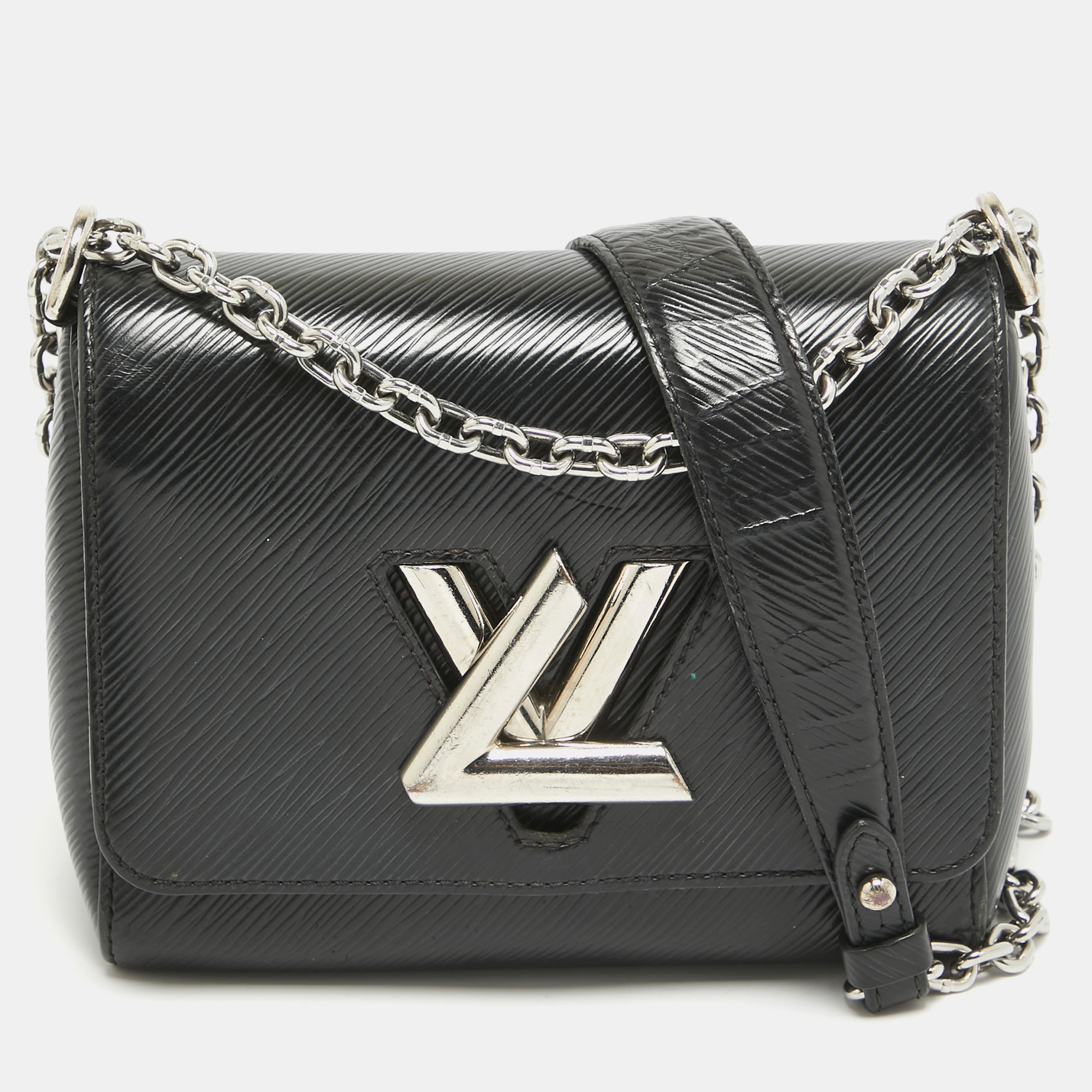 

Louis Vuitton Black Epi Leather Twist PM Bag