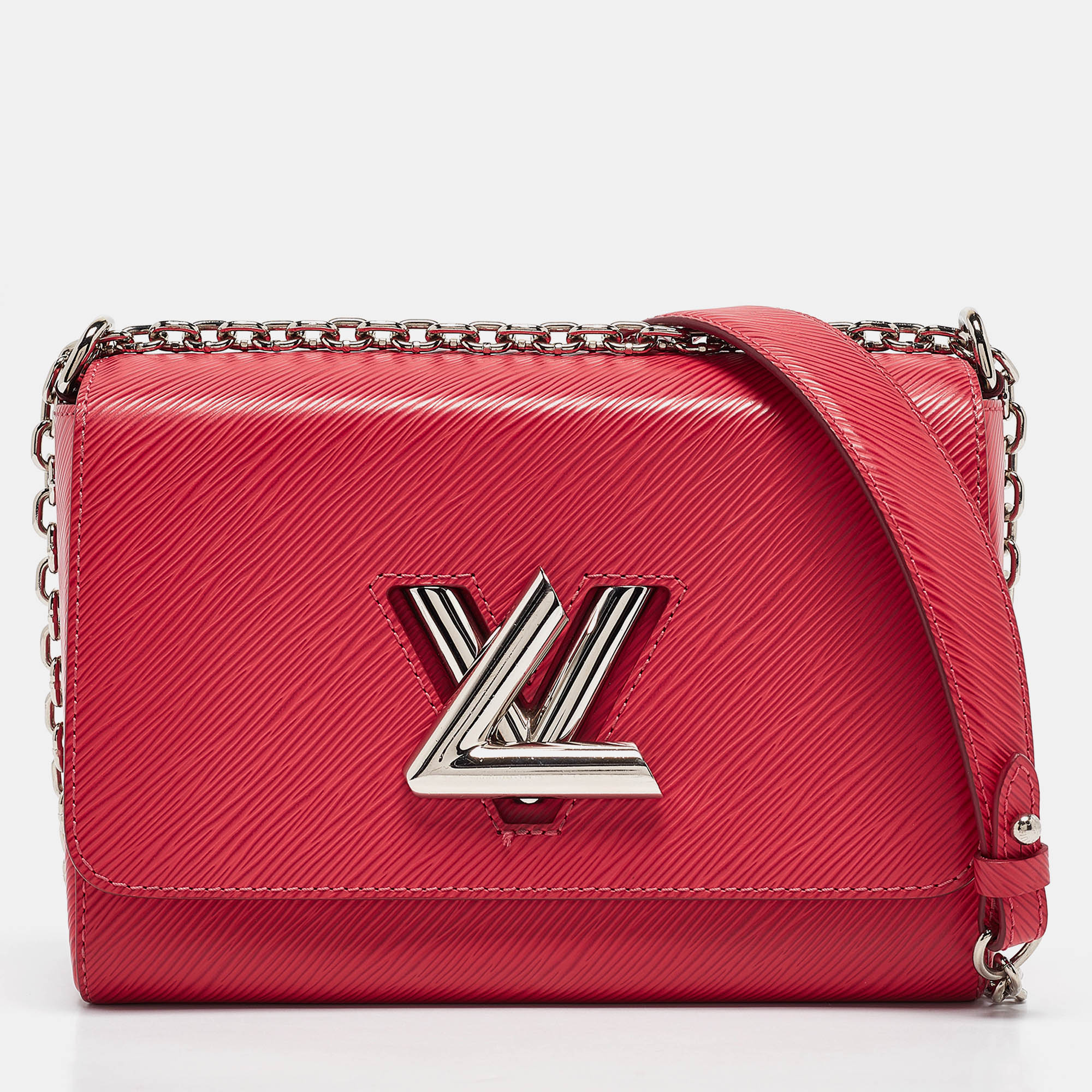 

Louis Vuitton Pivoine Epi Leather Twist MM Bag, Pink