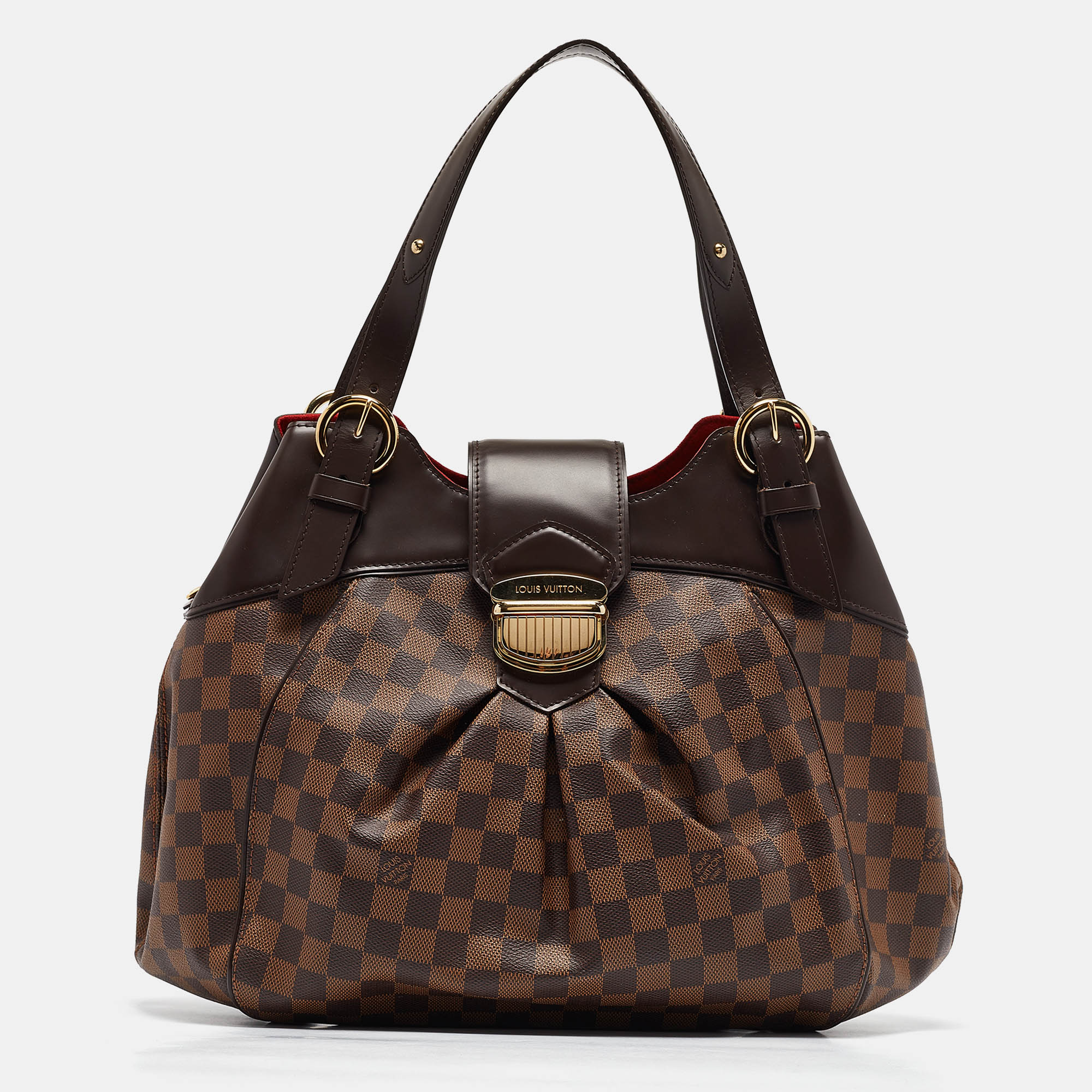 

Louis Vuitton Damier Ebene Canvas Sistina GM Bag, Brown