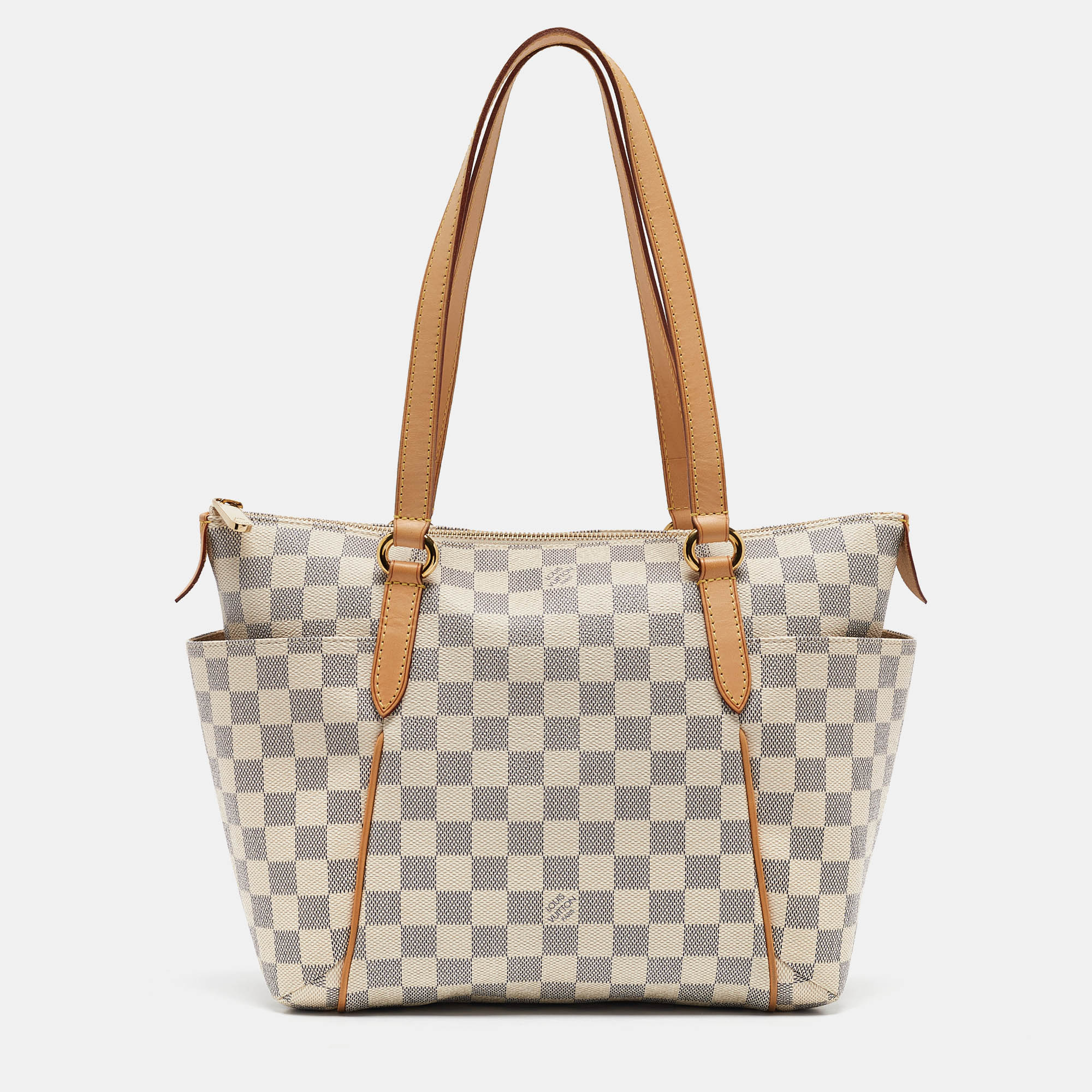 

Louis Vuitton Damier Azur Canvas Totally PM Bag, Navy blue