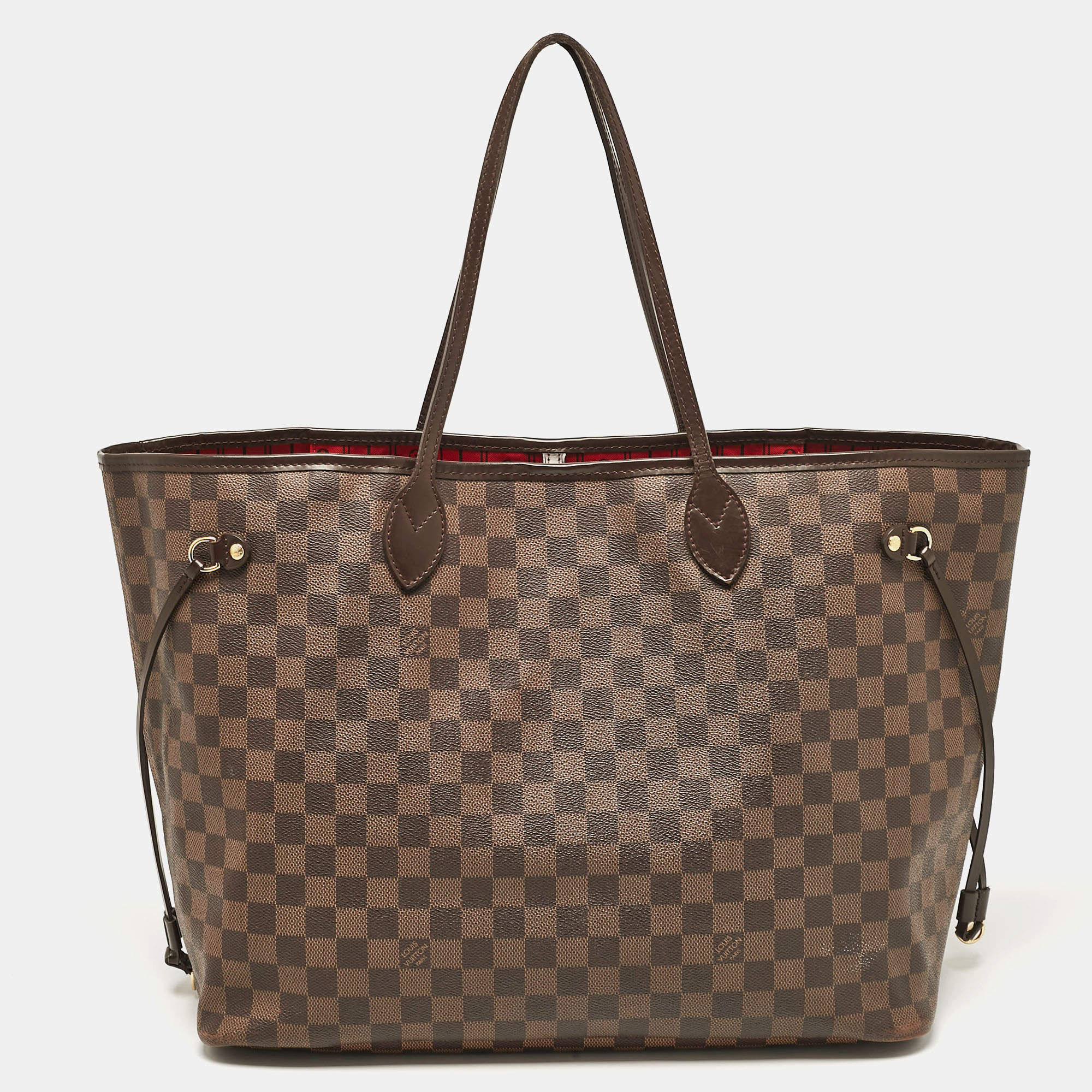 

Louis Vuitton Damier Ebene Canvas Neverfull GM Bag, Brown