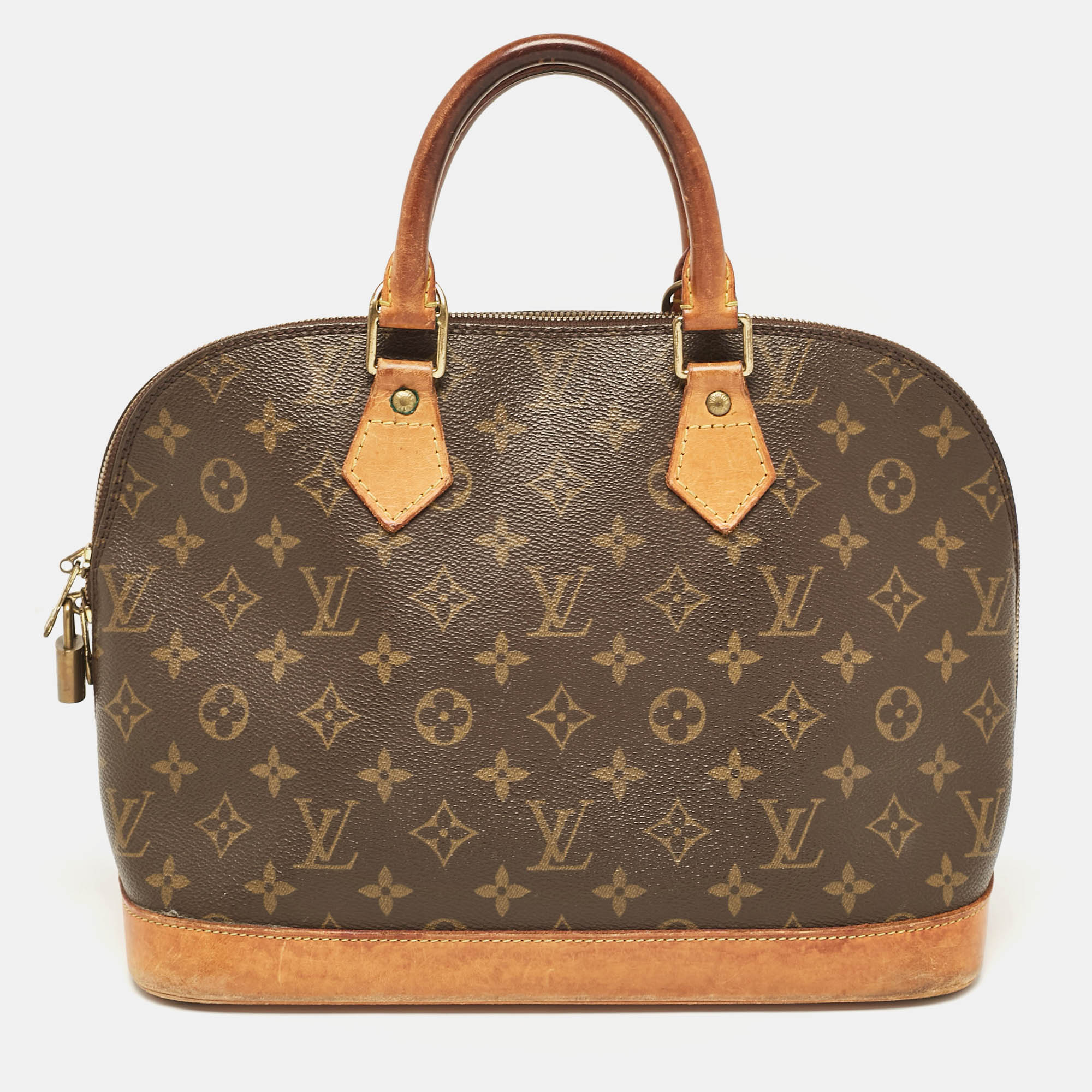 

Louis Vuitton Monogram Canvas Alma PM Bag, Brown