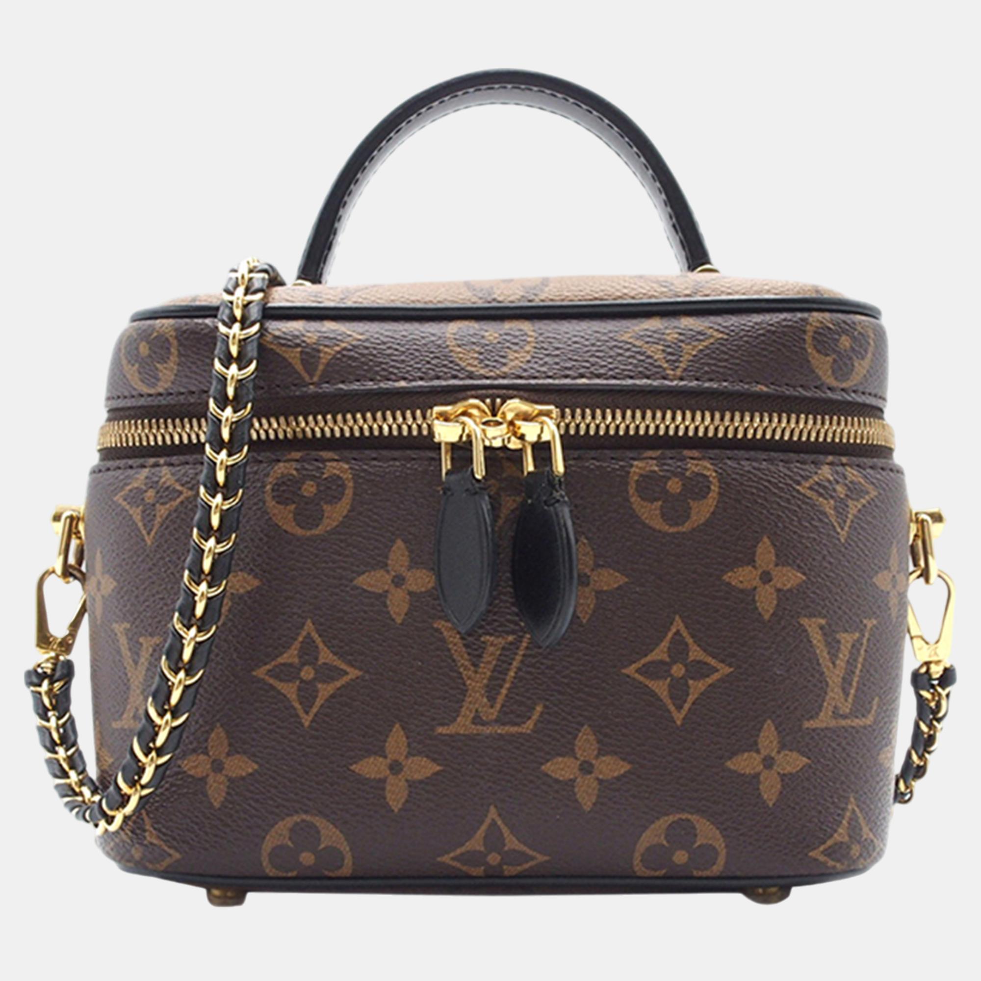 

Louis Vuitton Monogram Reverse Vanity PM, Brown