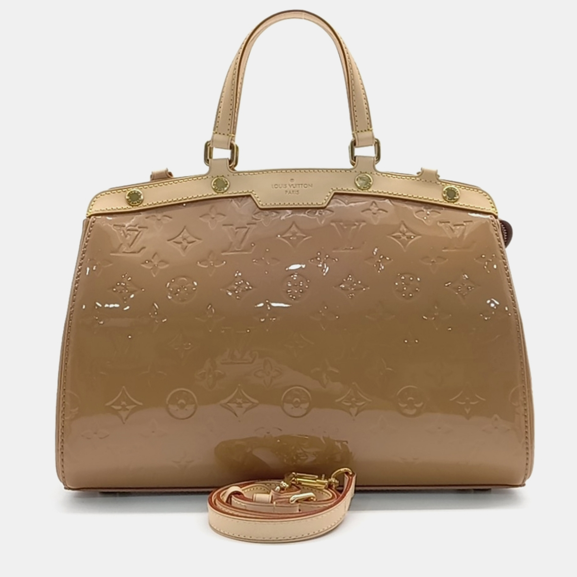 

Louis Vuitton Vernis Brea MM Bag, Brown