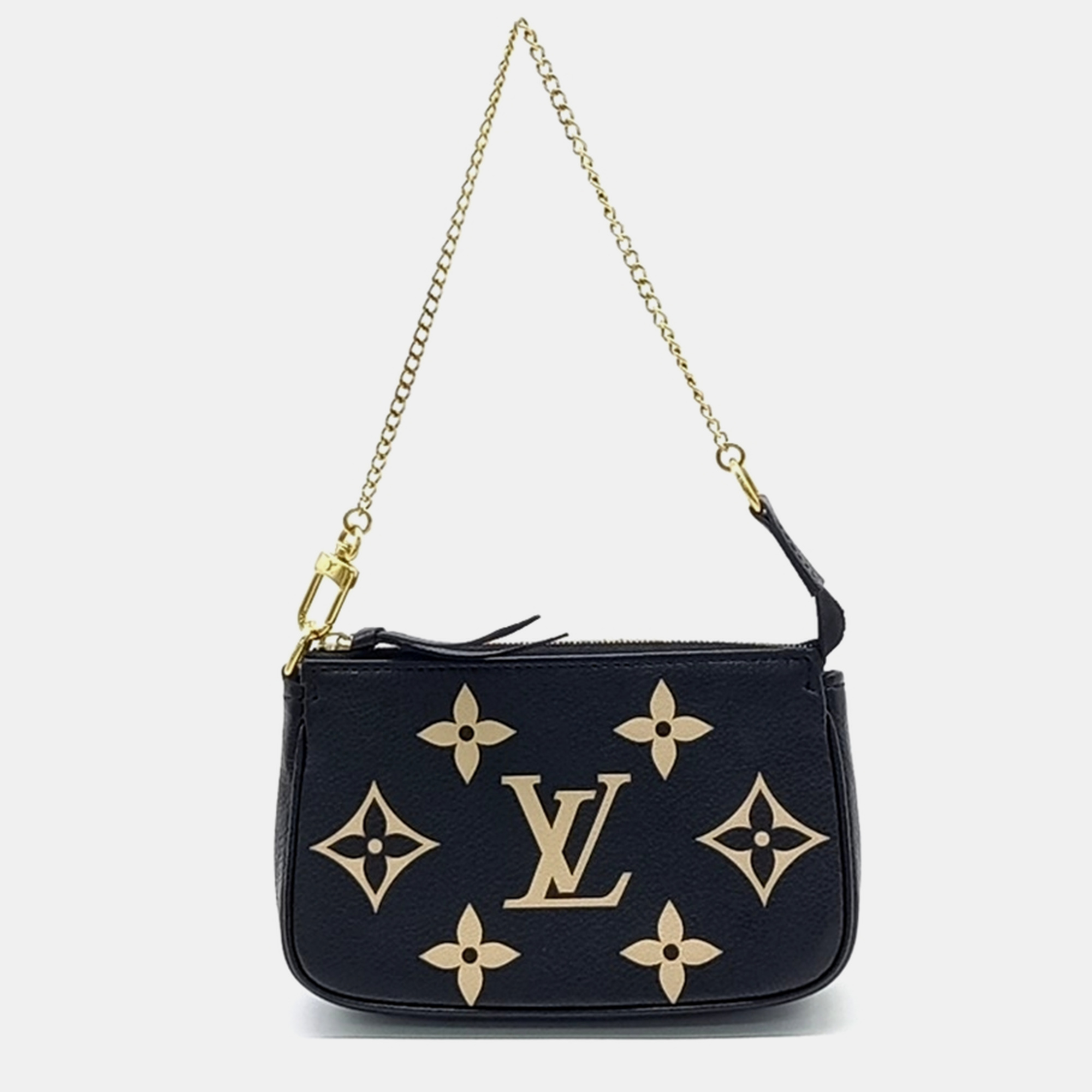 

Louis Vuitton Empreinte Mini Pochette Bag, Beige