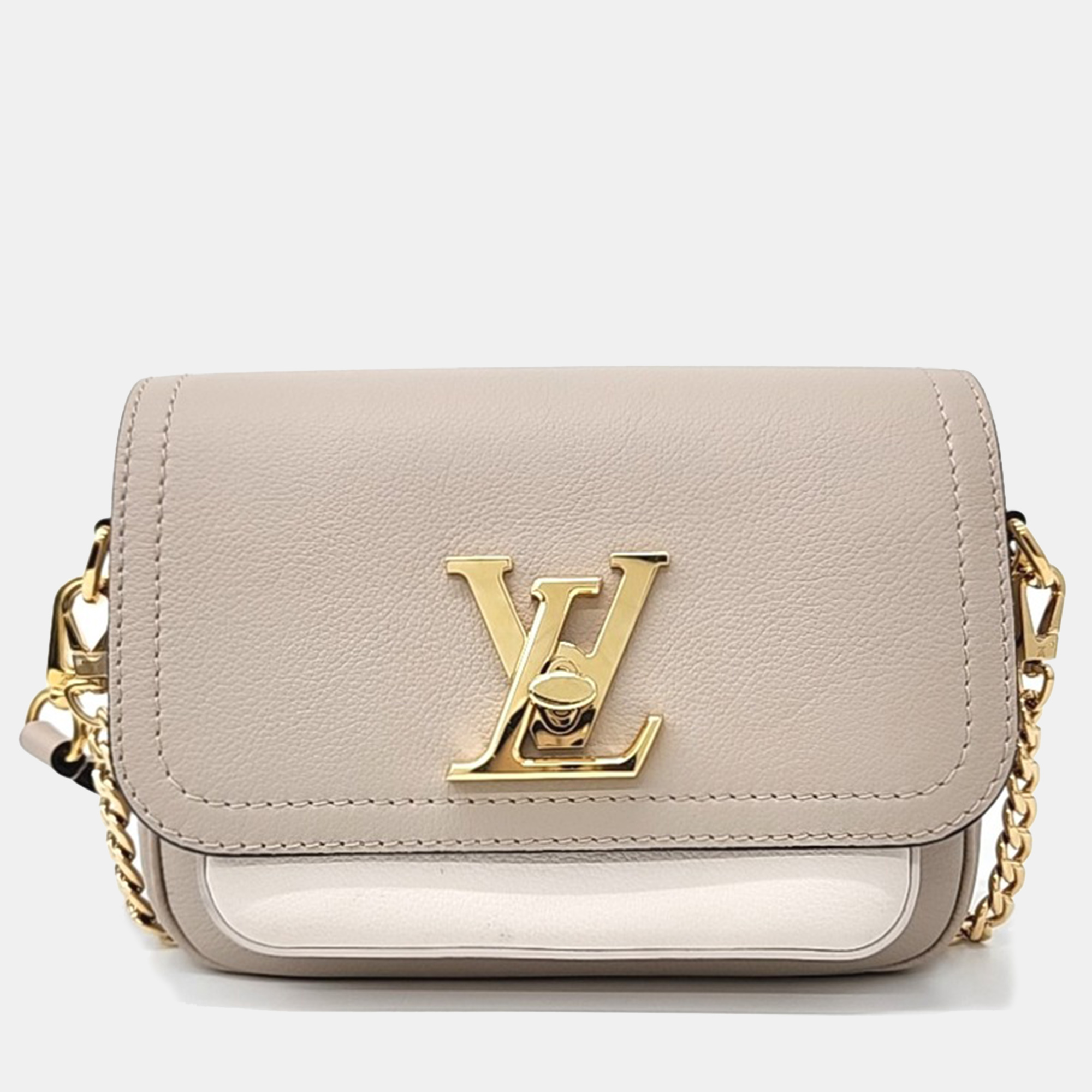 

Louis Vuitton Lock Me Tender bag, Beige