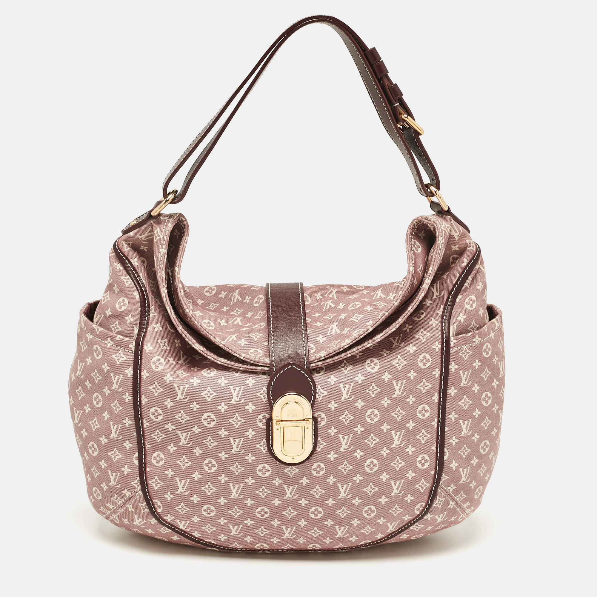 

Louis Vuitton Sepia Monogram Mini Lin Idylle Romance Bag, Burgundy