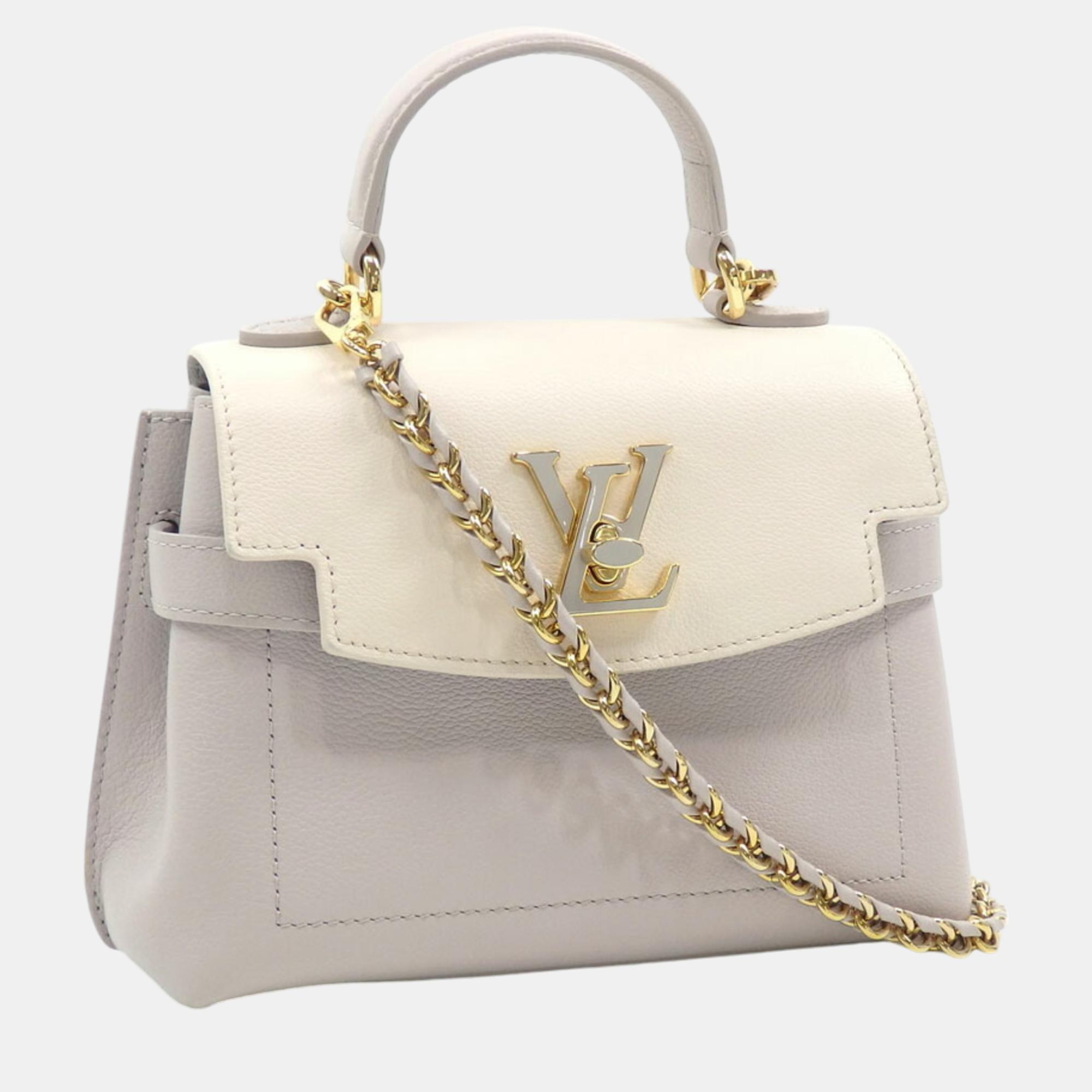 

Louis Vuitton Bicolor Gris Colombe Quartz Rock Me Line Ever mini Handbag, White