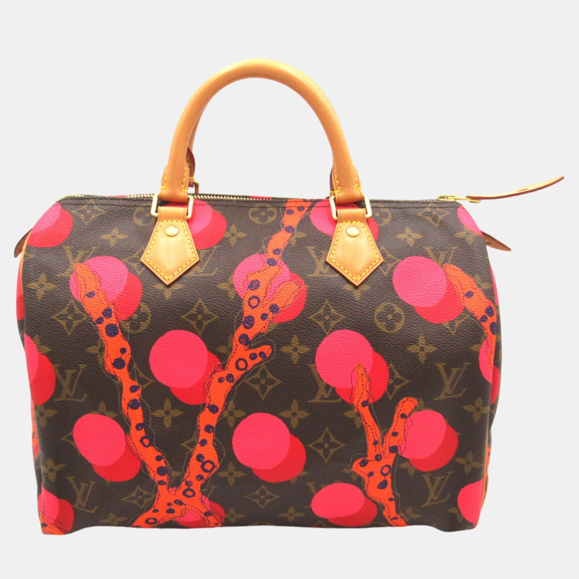 

Louis Vuitton Orange Monogram La Mage PVC Coated Canvas Speedy 30 Handbag, Brown