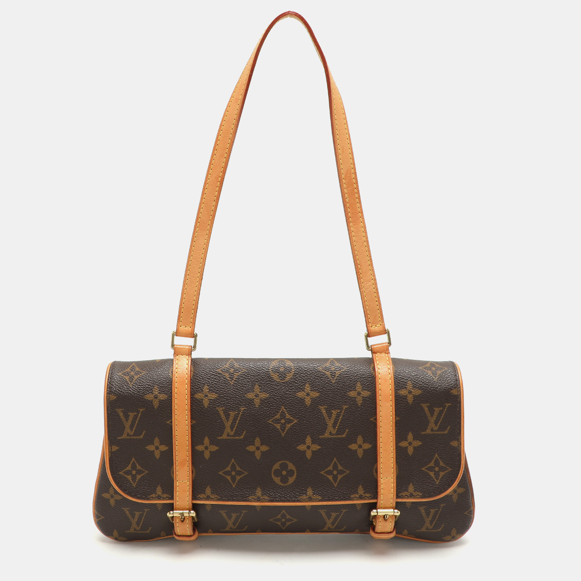 

Louis Vuitton Monogram Canvas and Leather Marelle Shoulder Bags, Brown