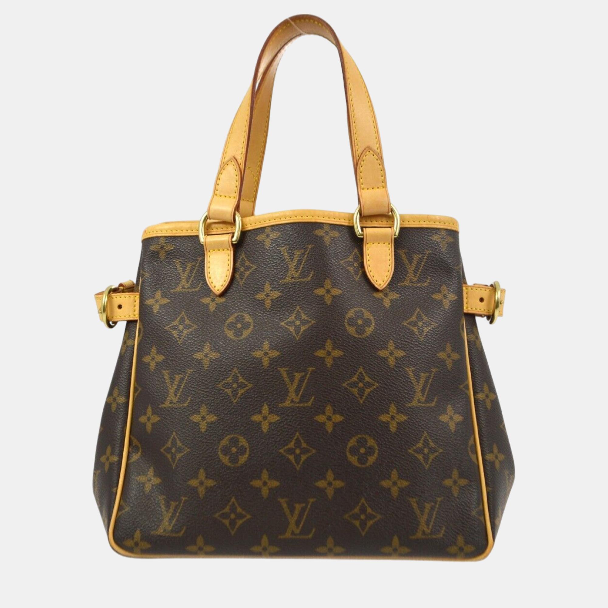 

Louis Vuitton Monogram Batignolles Tote Bag, Brown