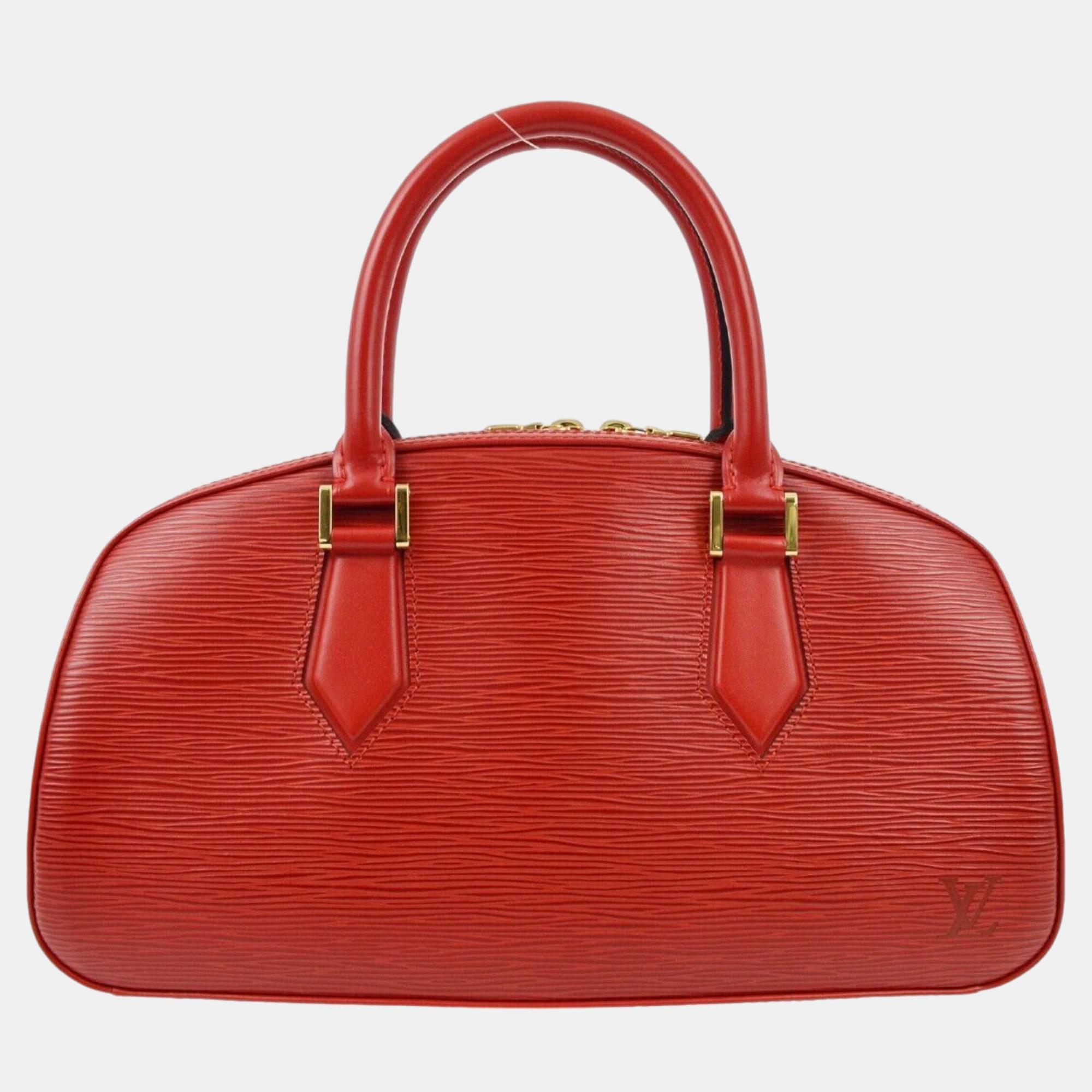 

Louis Vuitton Red Epi Jasmin Handbag