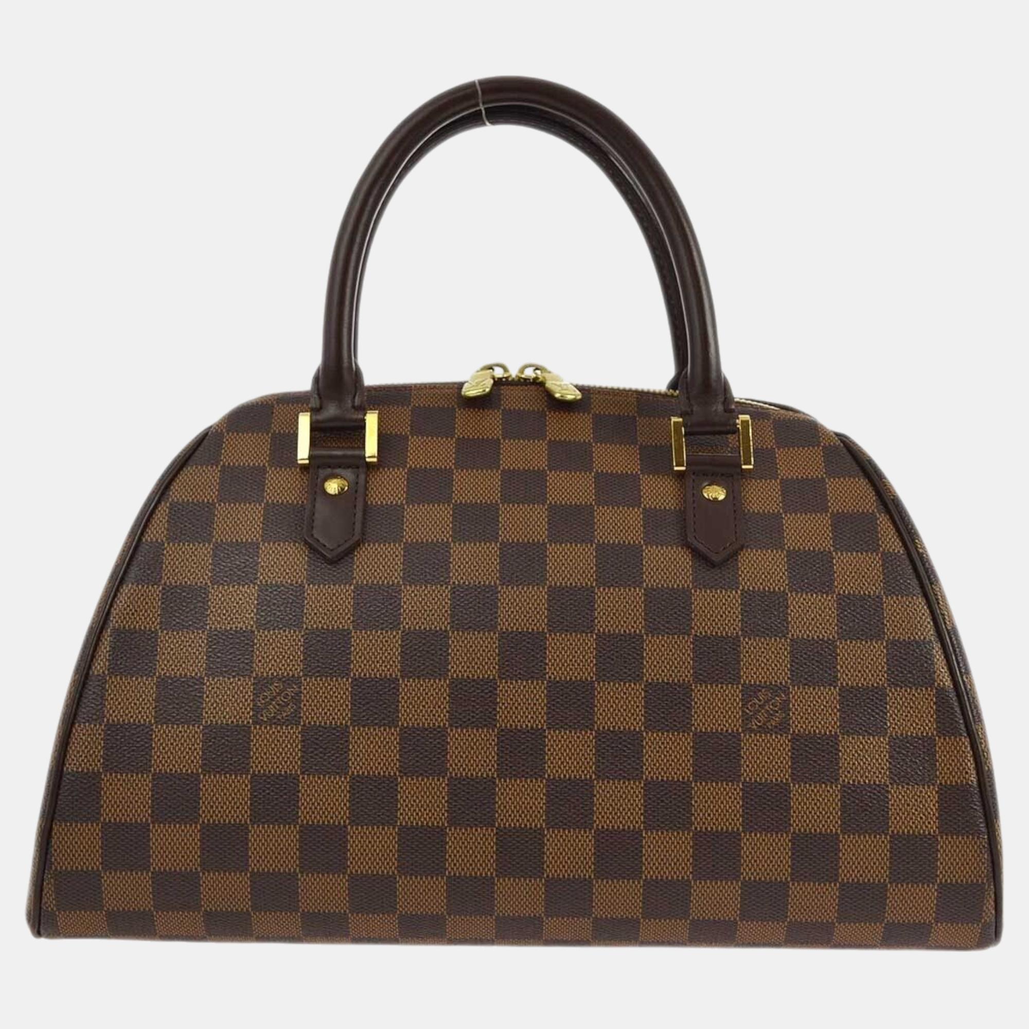 

Louis Vuitton Damier Rivera MM Handbag, Brown