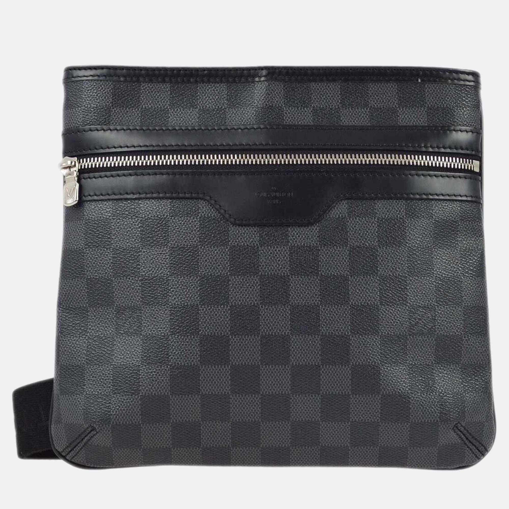 

Louis Vuitton Damier Graphite Thomas Crossbody Bag, Black