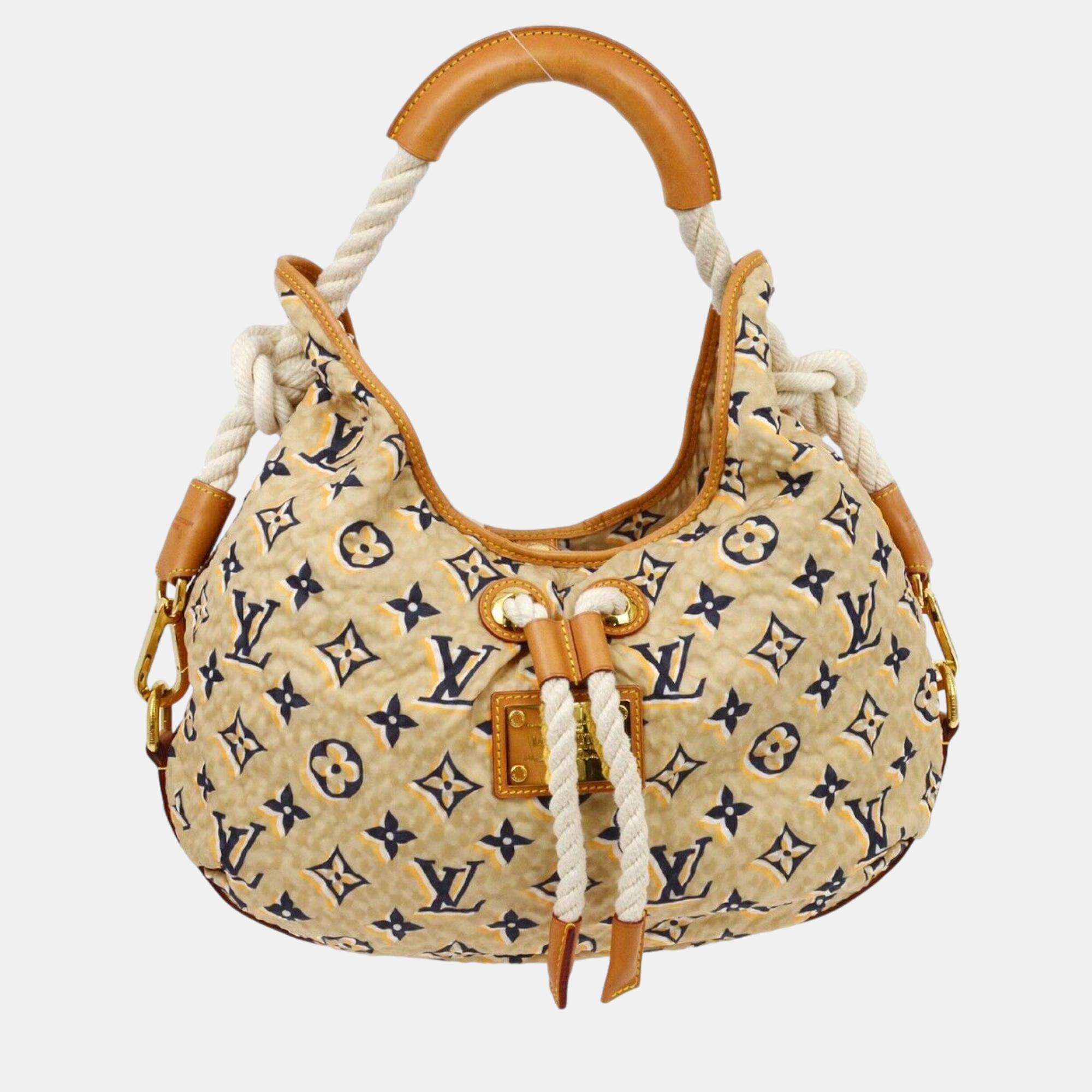 

Louis Vuitton Beige Cruise Line Bulle MM Handbag