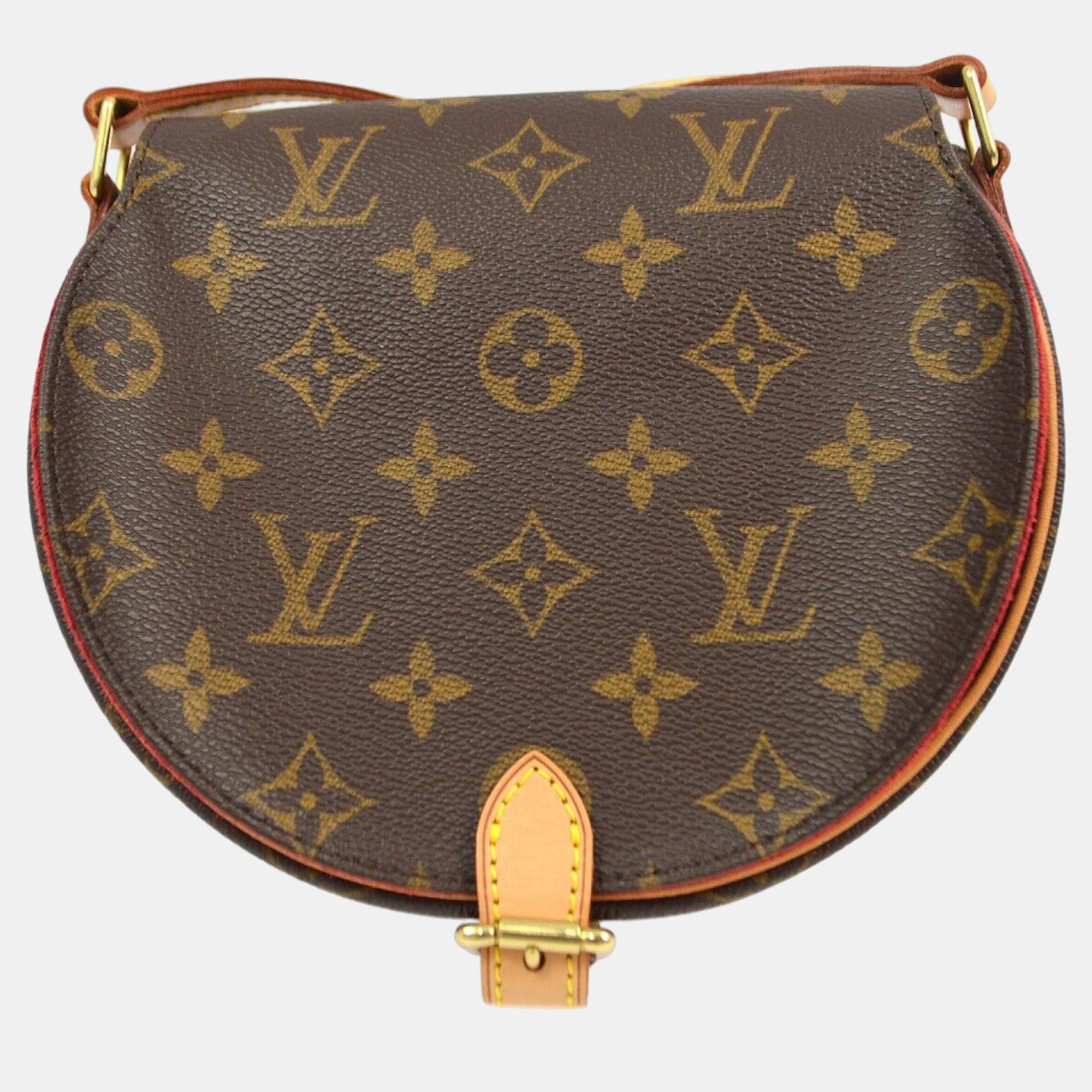 

Louis Vuitton Monogram Tambourine Shoulder Bag, Brown