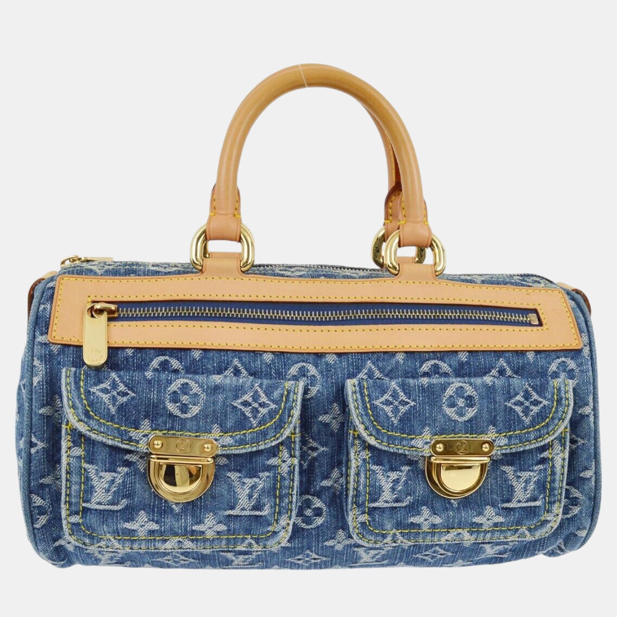 

Louis Vuitton Blue Monogram Denim Neo Speedy Handbag