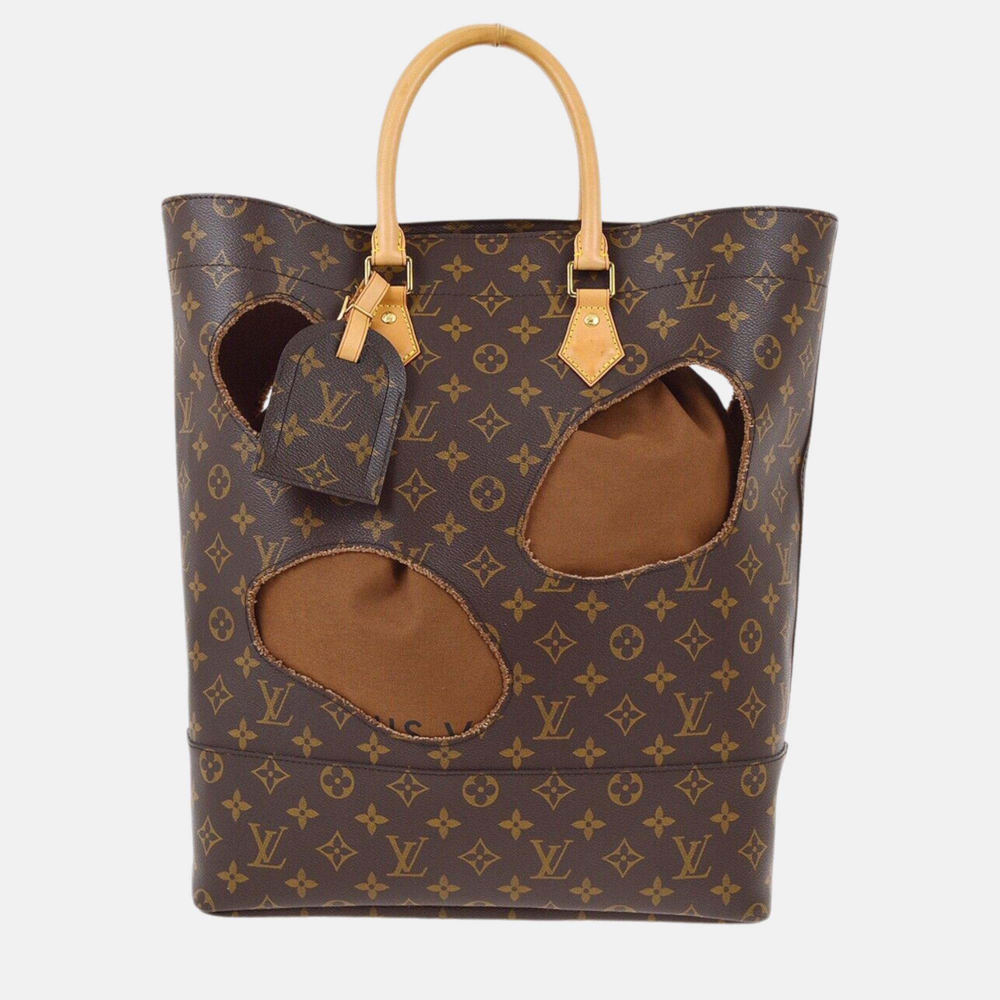 

Louis Vuitton Comme des Garcons Tote Bag, Brown