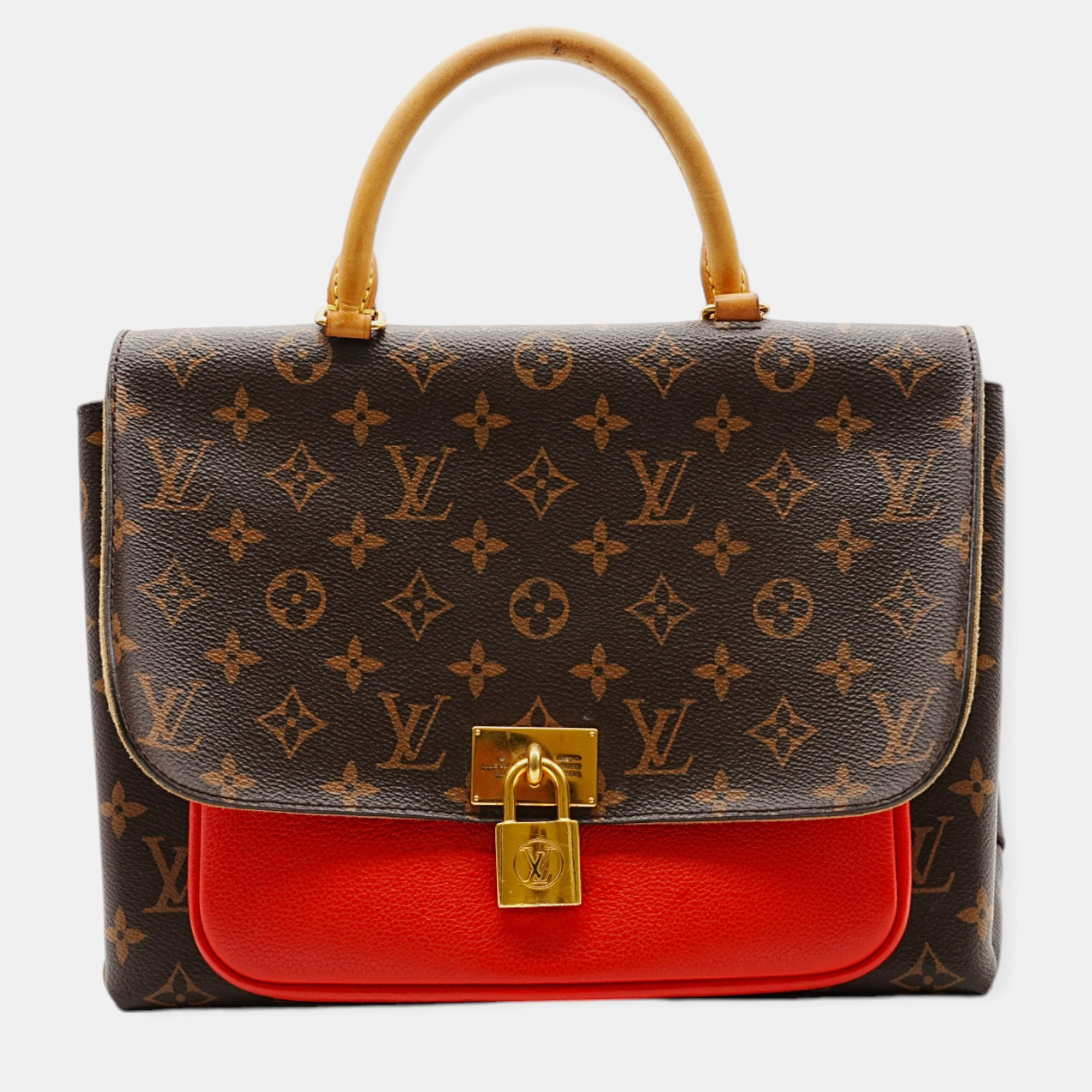 Pre-owned Louis Vuitton Marignan Monogram Bag In Brown