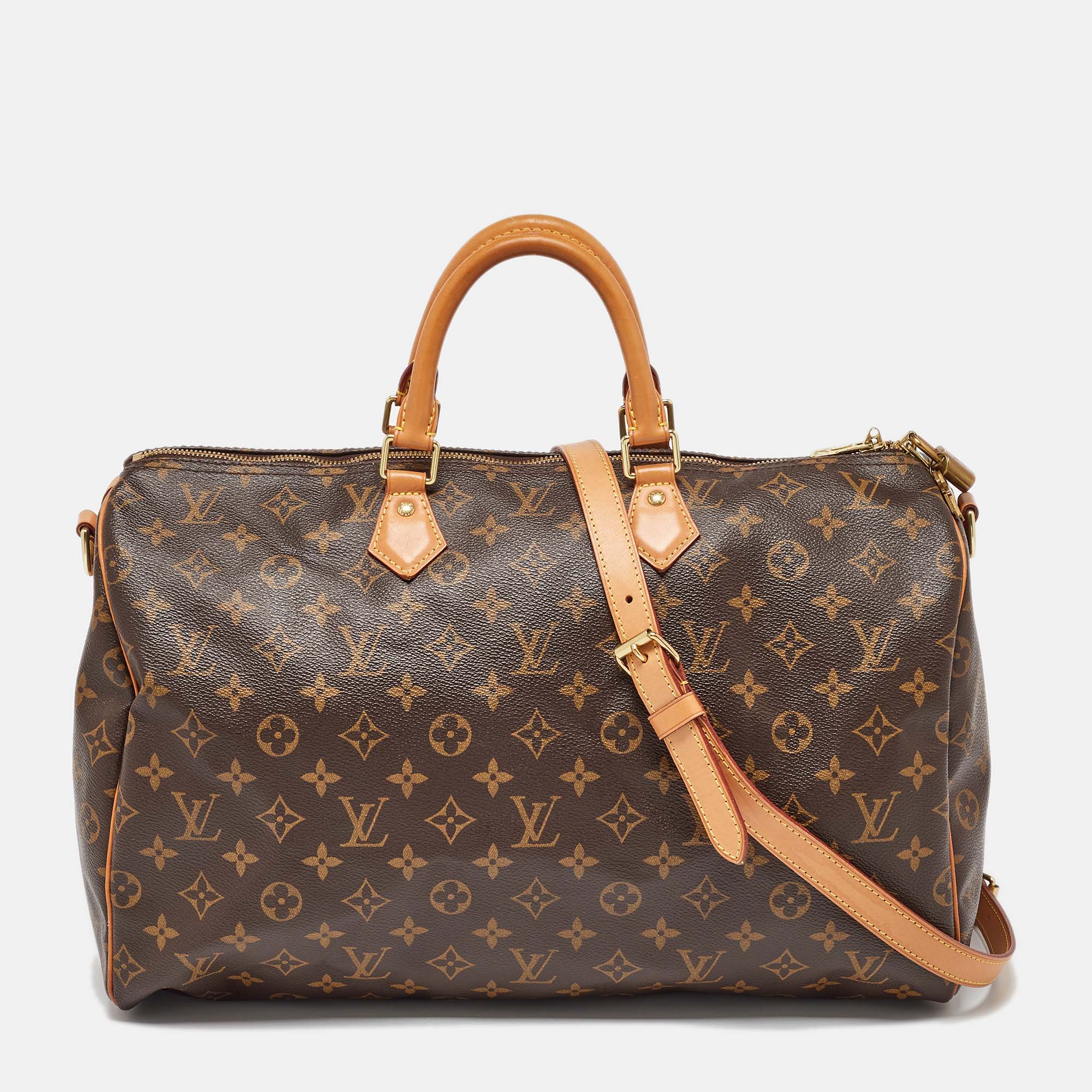 

Louis Vuitton Monogram Canvas Speedy Bandoulière 40 Bag, Brown