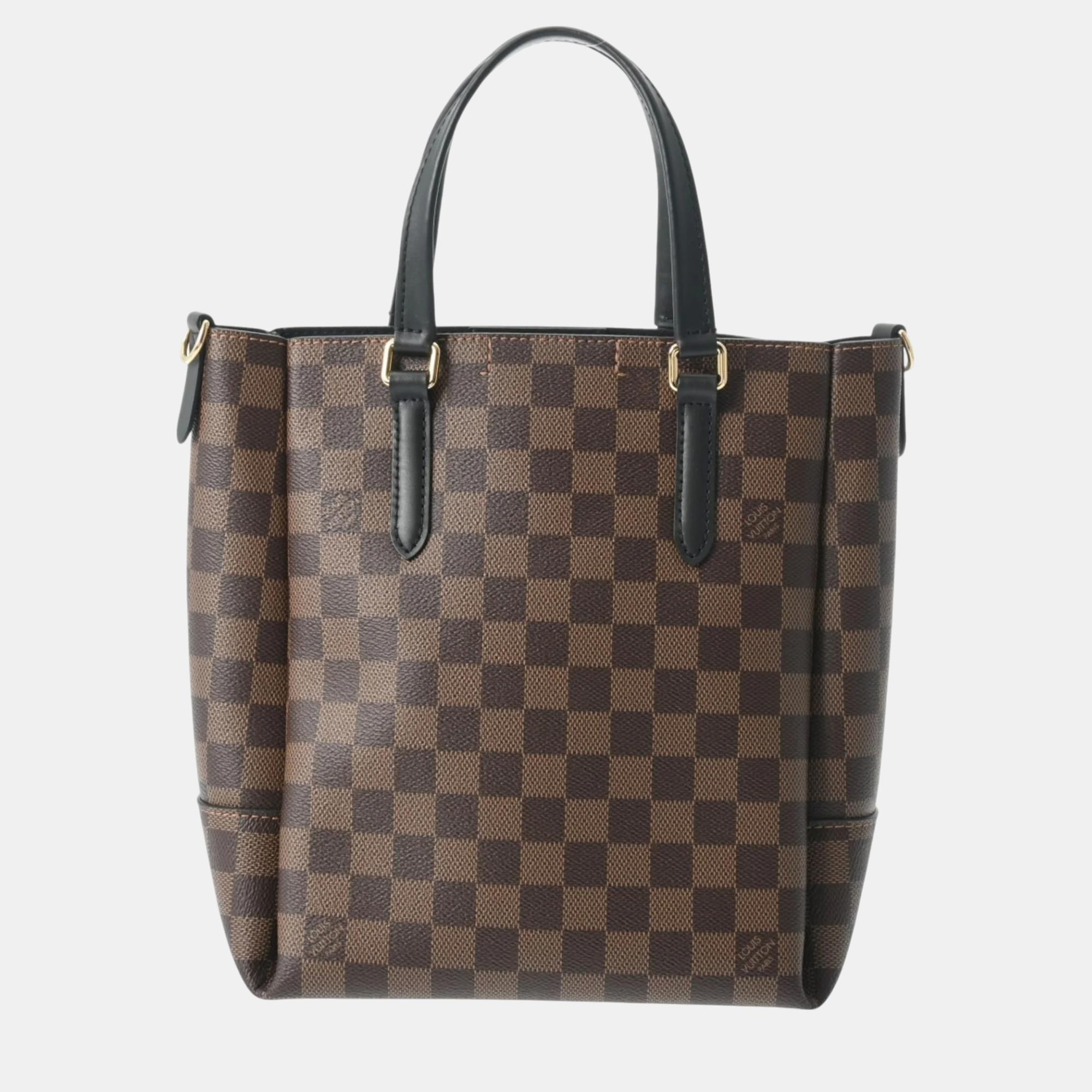 

Louis Vuitton Brown Canvas Damier Belmont Nv Bb Handbag