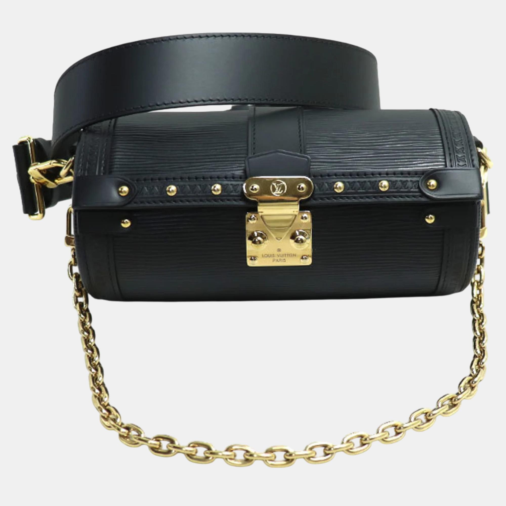 

Louis Vuitton Black Papillon Trunk Shoulder Bag