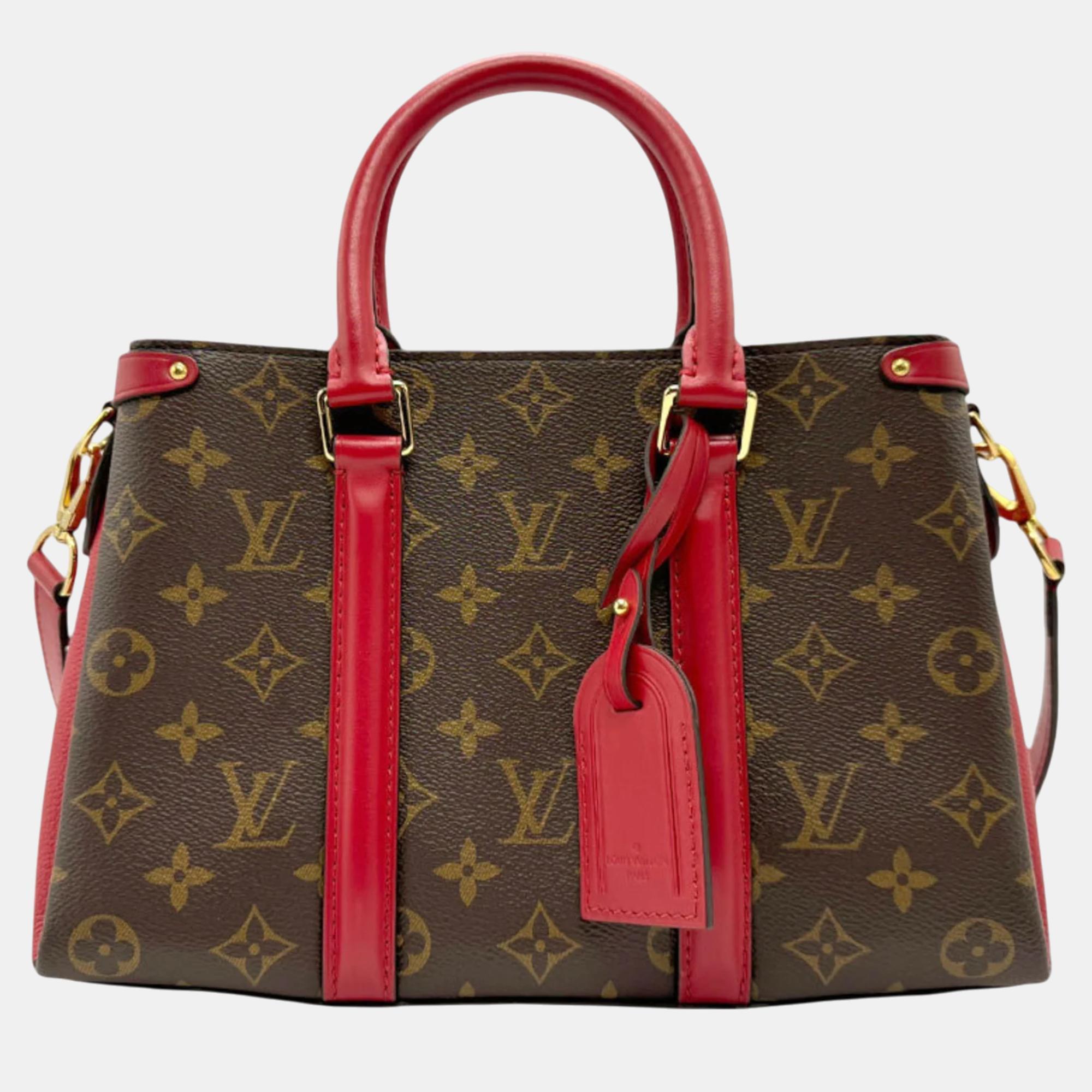 

Louis Vuitton Canvas Cerise Monogram Soufflot Nv Bb Handbag, Brown