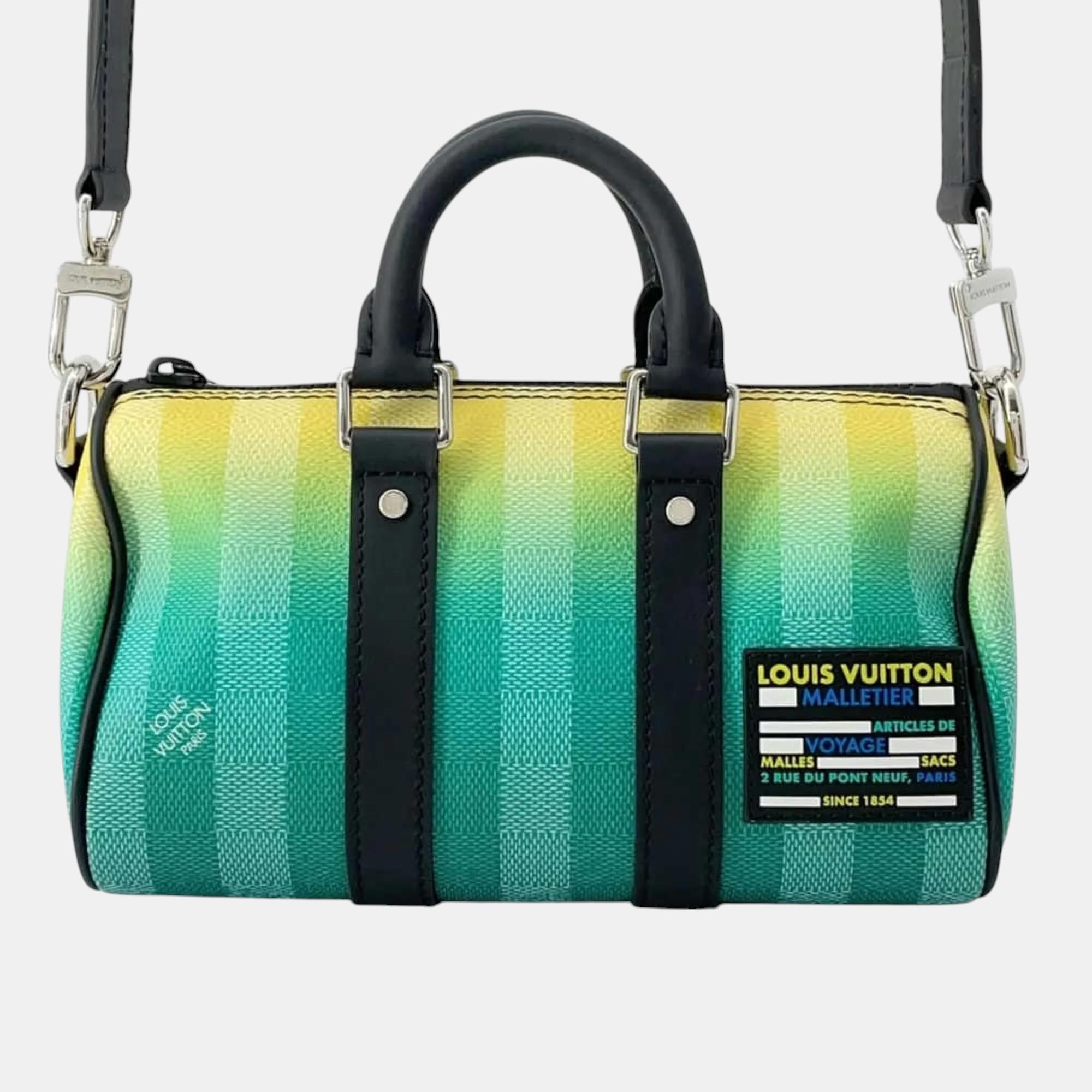 

Louis Vuitton Damier Stripe Keepall  Gradient Handbag, Multicolor