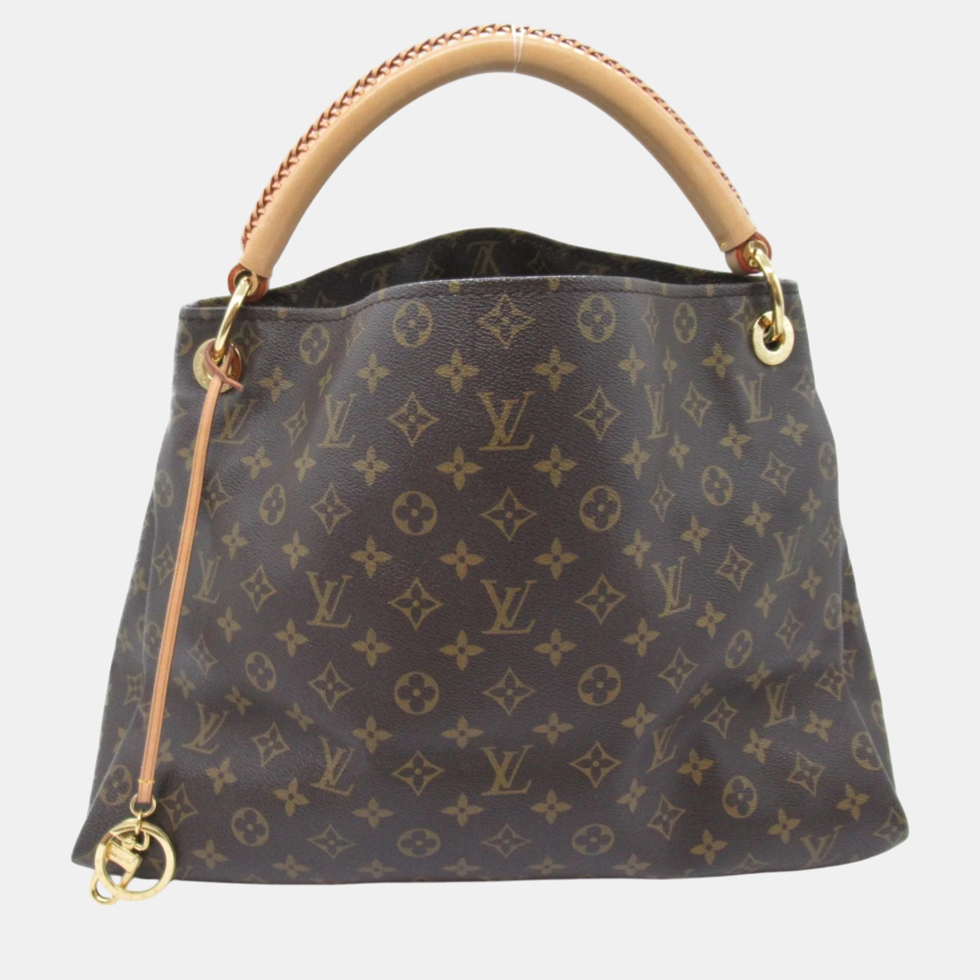 

Louis Vuitton Brown Coated Canvas Monogram Artsy Mm Handbag