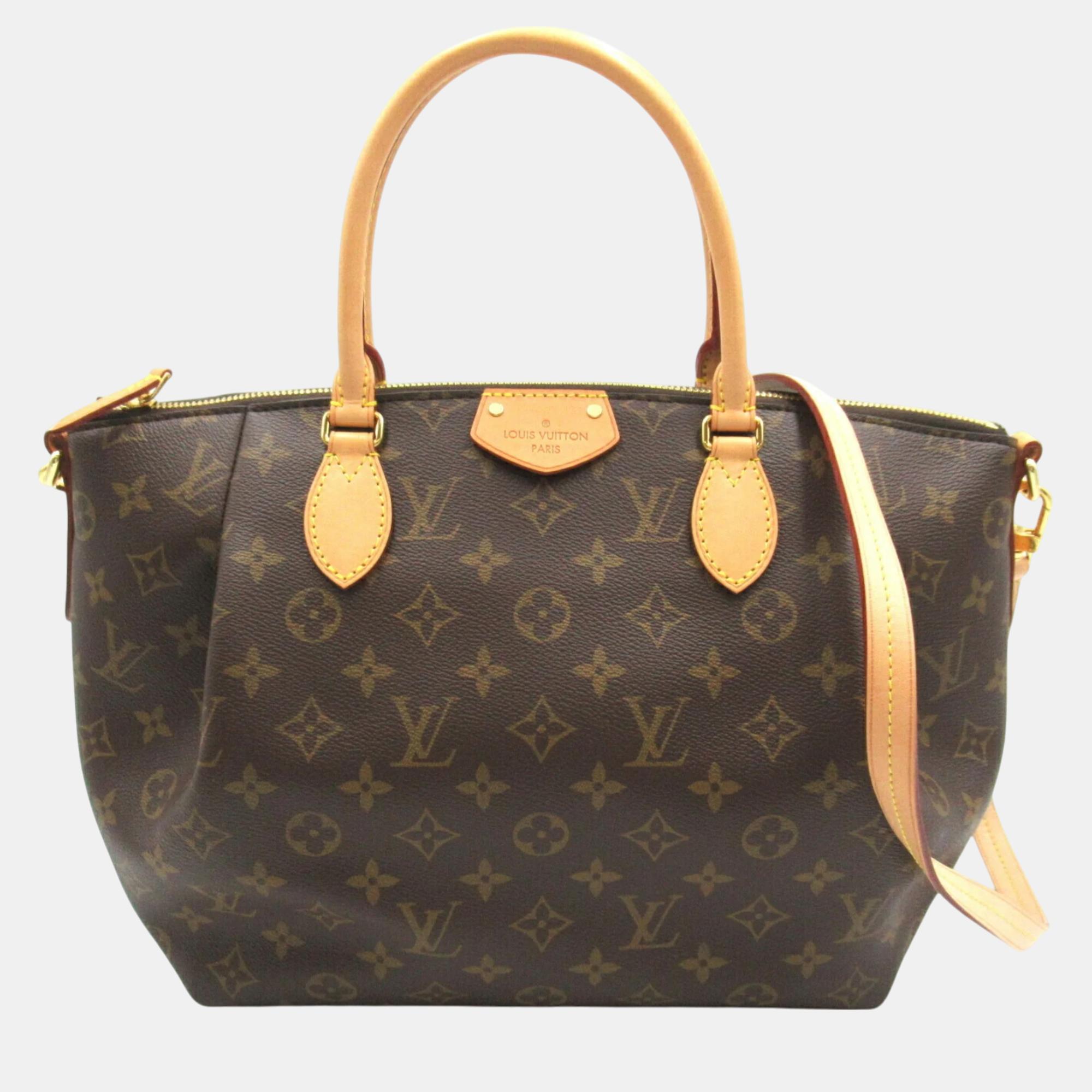 

Louis Vuitton Coated Canvas Monogram Brown Turen Mm Bag