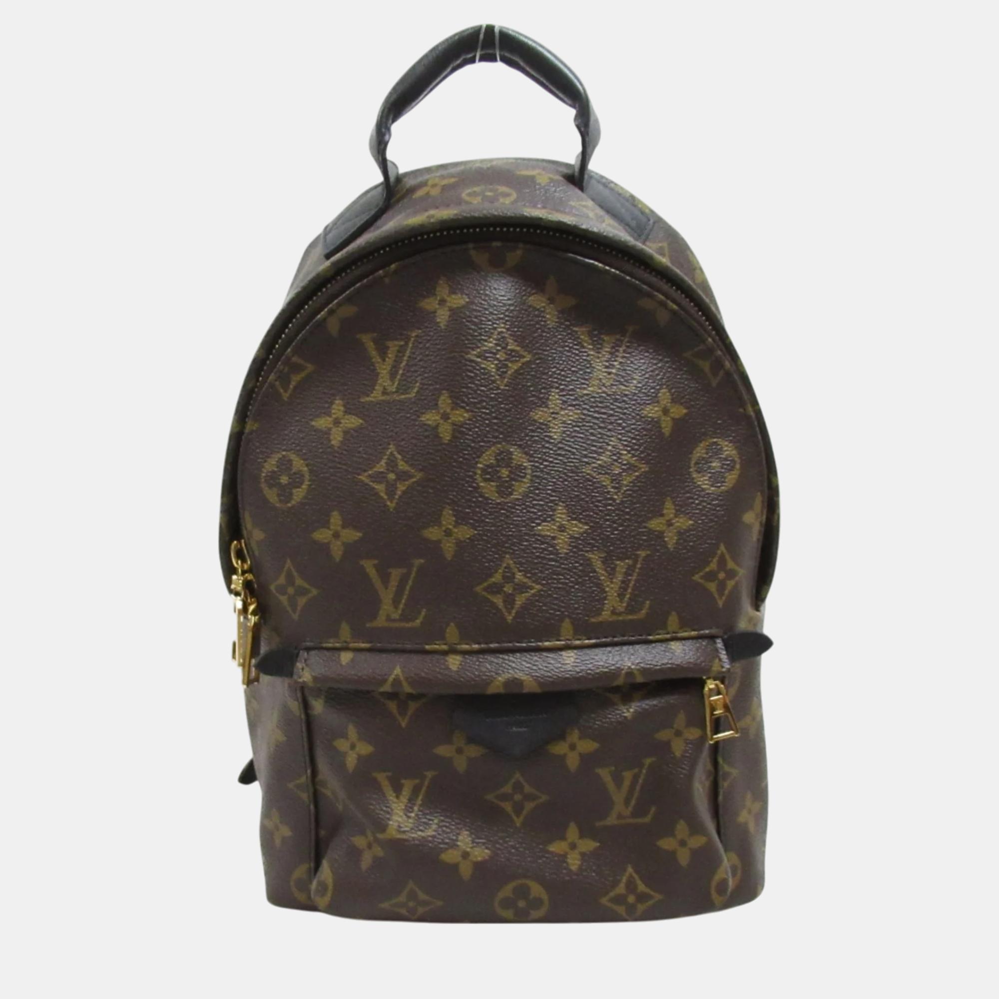 

Louis Vuitton Brown Monogram Pvc Coated Canvas Palm Springs Backpack Pm