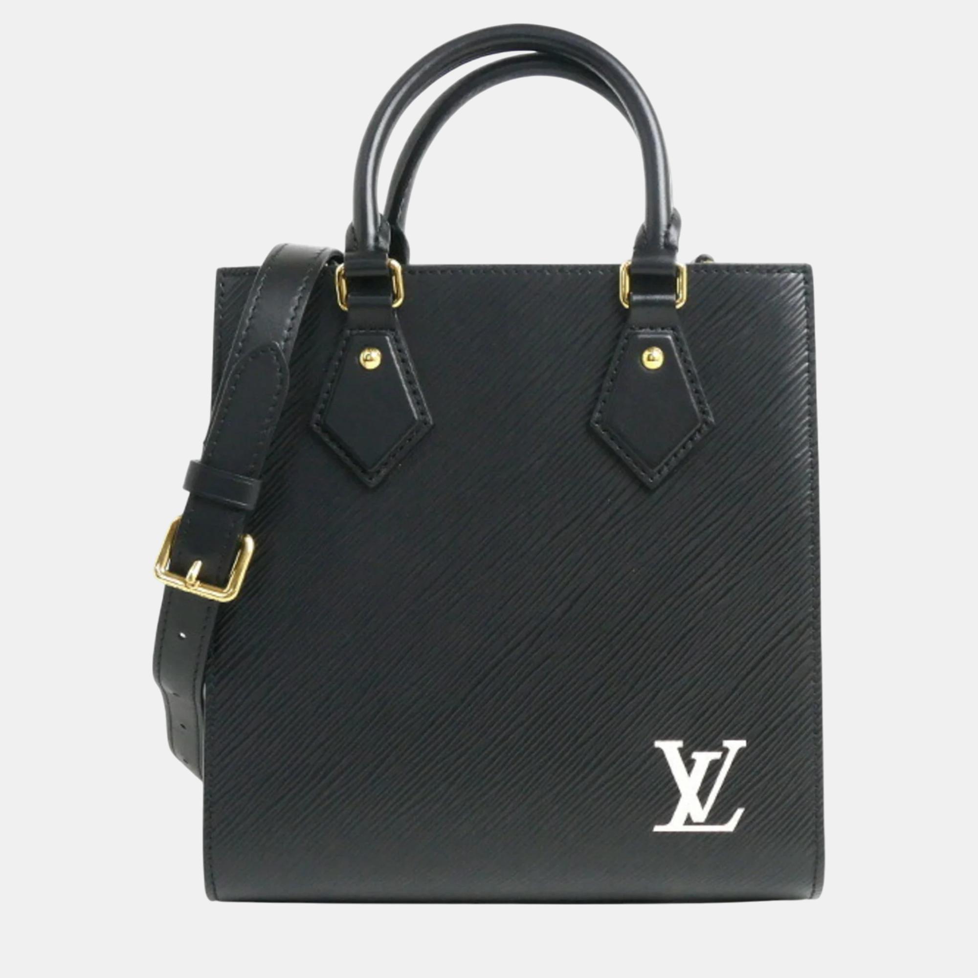 

Louis Vuitton Epi Black Sac Plat Bb Shoulder Bag