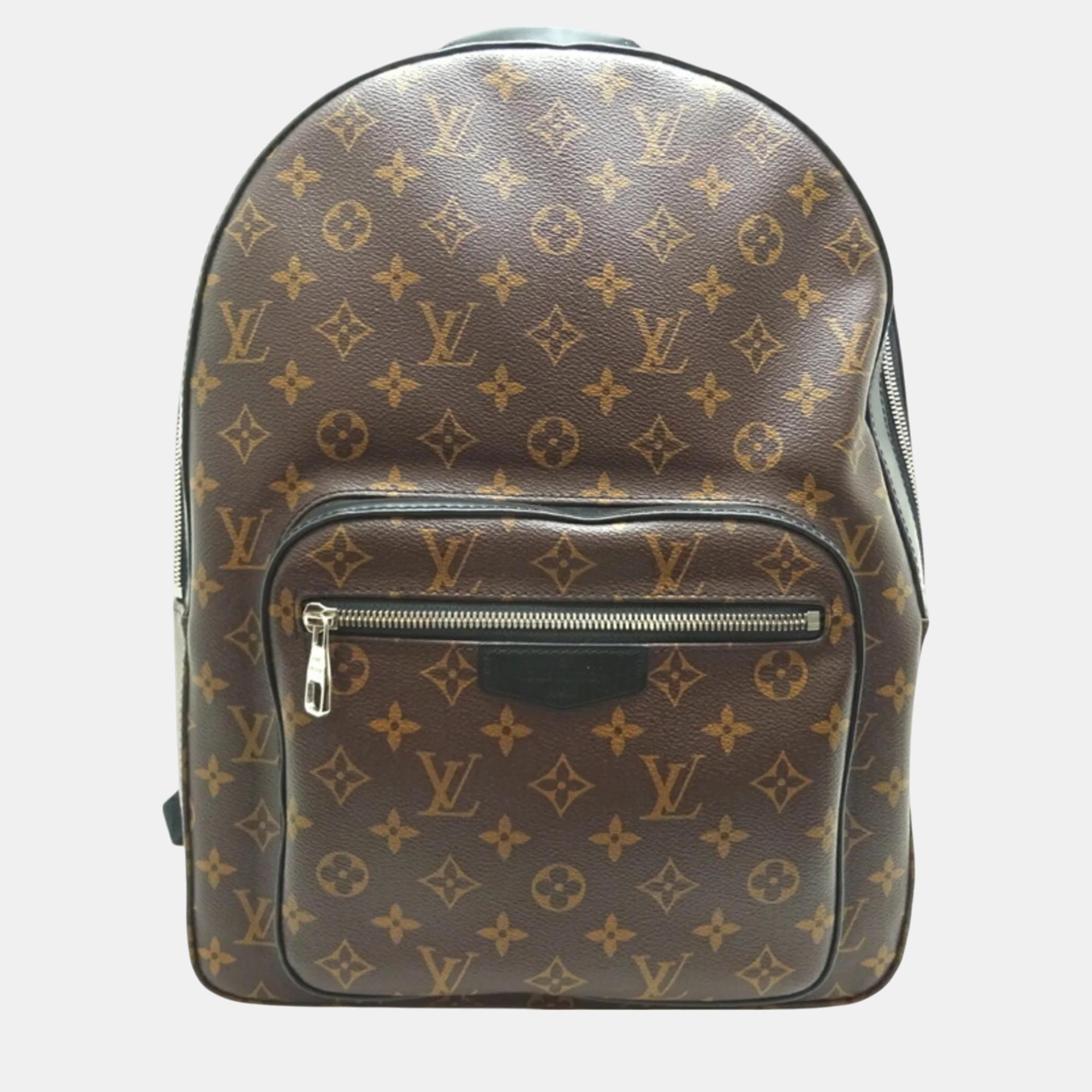 

Louis Vuitton Monogram Macassar Brown Josh Nv Backpack