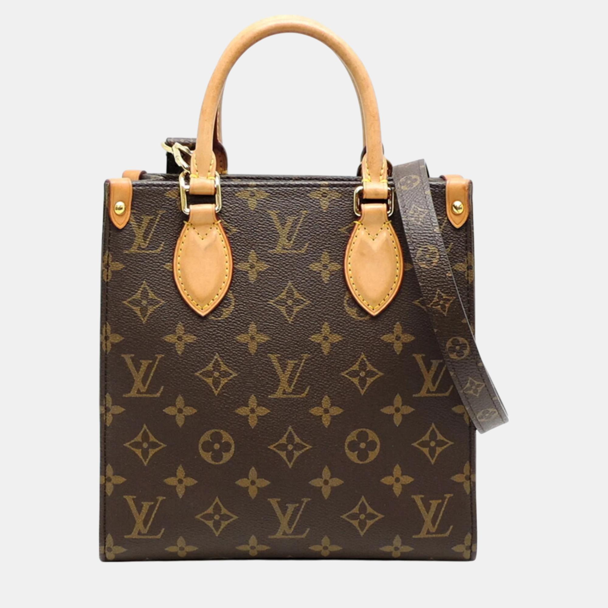 

Louis Vuitton Monogram Brown Sac Plat Bb Handbag