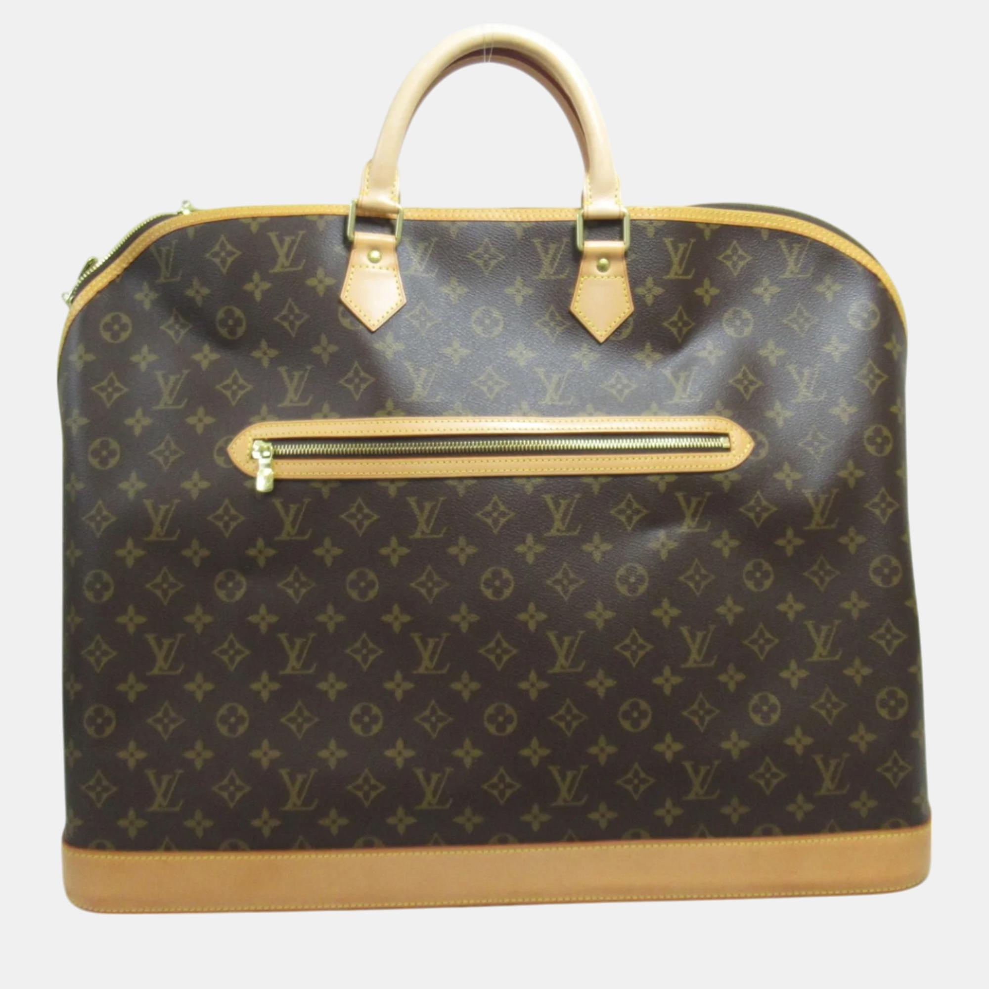 

Louis Vuitton Brown Monogram Pvc Coated Canvas Alma Voyage Gm Handbag