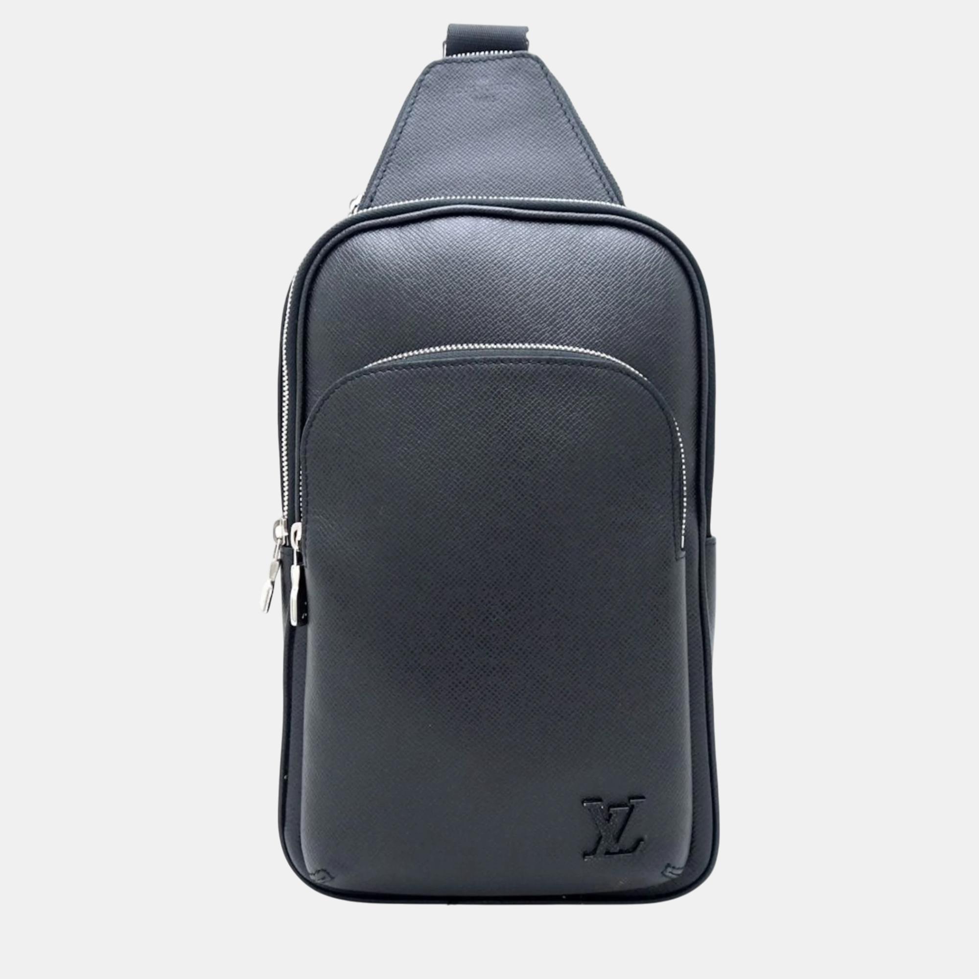 

Louis Vuitton Noir Taiga Avenue Sling Bag, Black